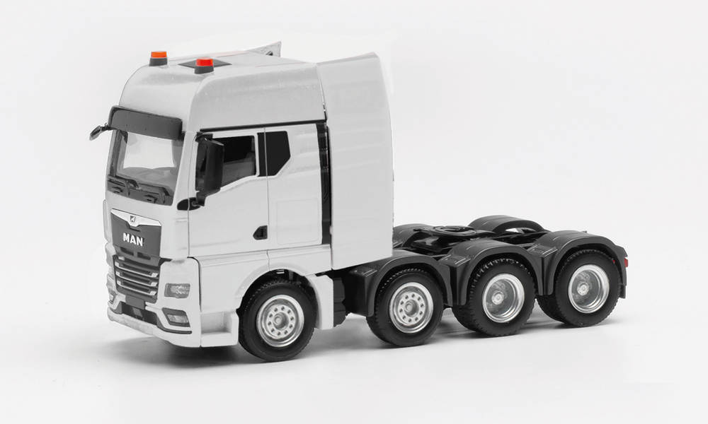 Herpa 316958 | MAN TGX GX | Schwerlastzugmaschine 4-achs 8x4) | weiß | 1:87