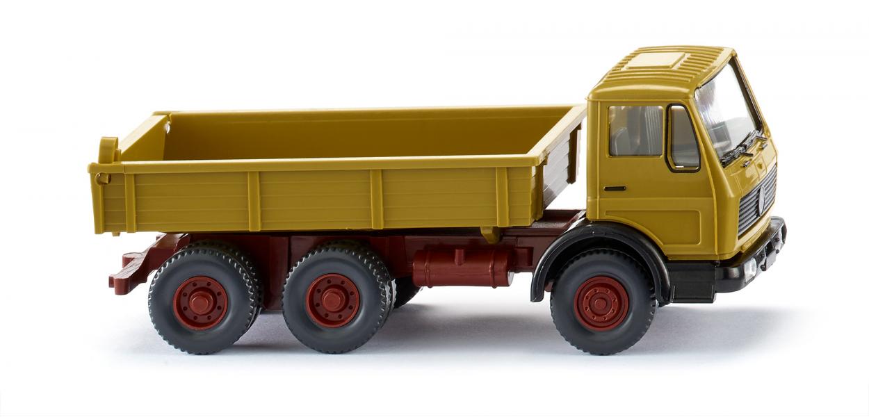 Wiking 042406 | Mercedes Benz NG | Flachpritschenkipper | currygelb | 1:87