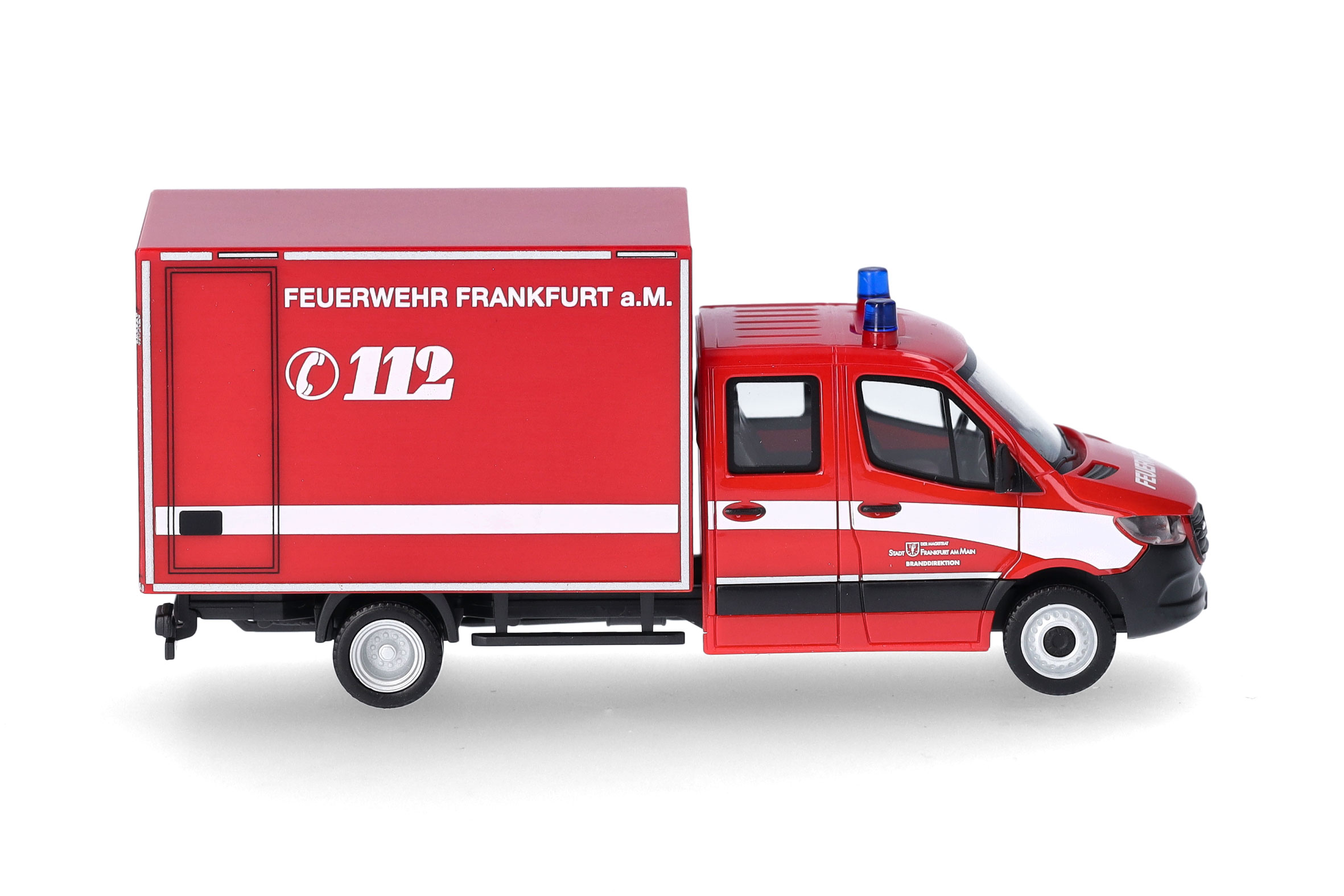 Herpa 097789 | MB Sprinter '18 Doppelkabine Koffer "Feuerwehr Frankfurt am Main | 1:87