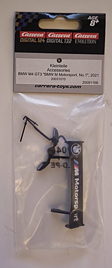 20091166 Carrera 132 |  Kleinteile | BMW M4 GT3 "BMW M Motorsport, No.1 (31010 / 27686)