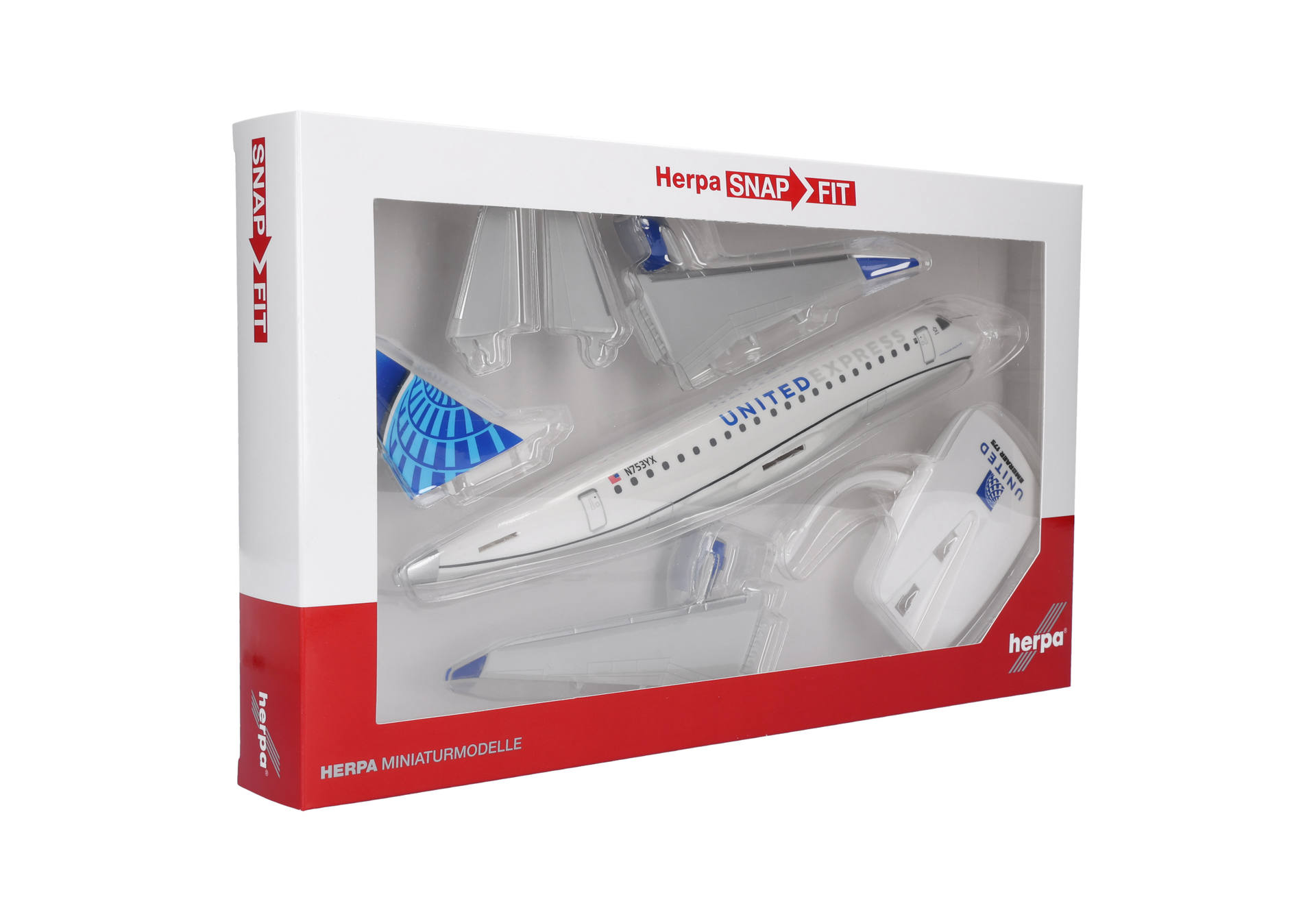Herpa Wings SF 614856 | United Express | Embraer E175 | N753YX | 1:100
