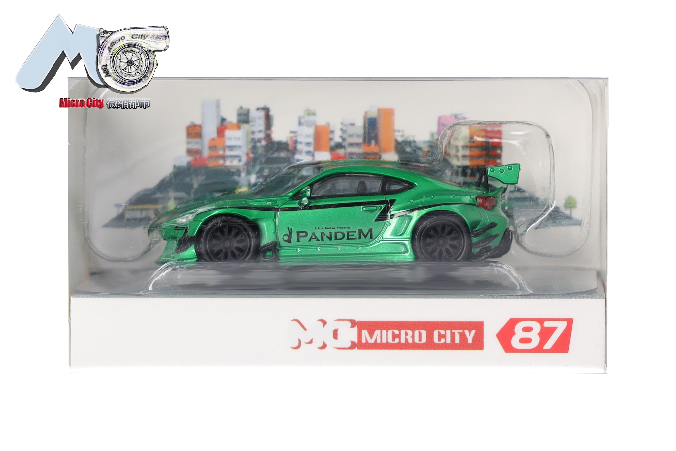 Herpa MicroCity 87MC000072 | Toyota GT86 | grün | 1:87