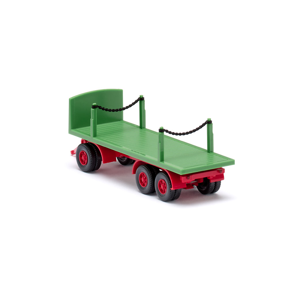 Wiking 044703 | Rungenpritschen-Anhänger | maigrün | 1:87