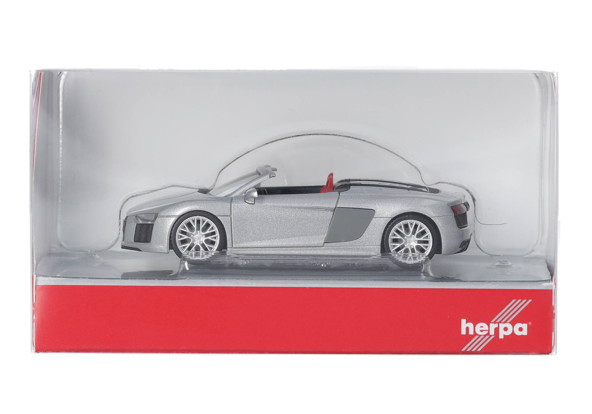 Herpa 038690-002 | Audi R8 V10 Spyder | eissilber | 1:87