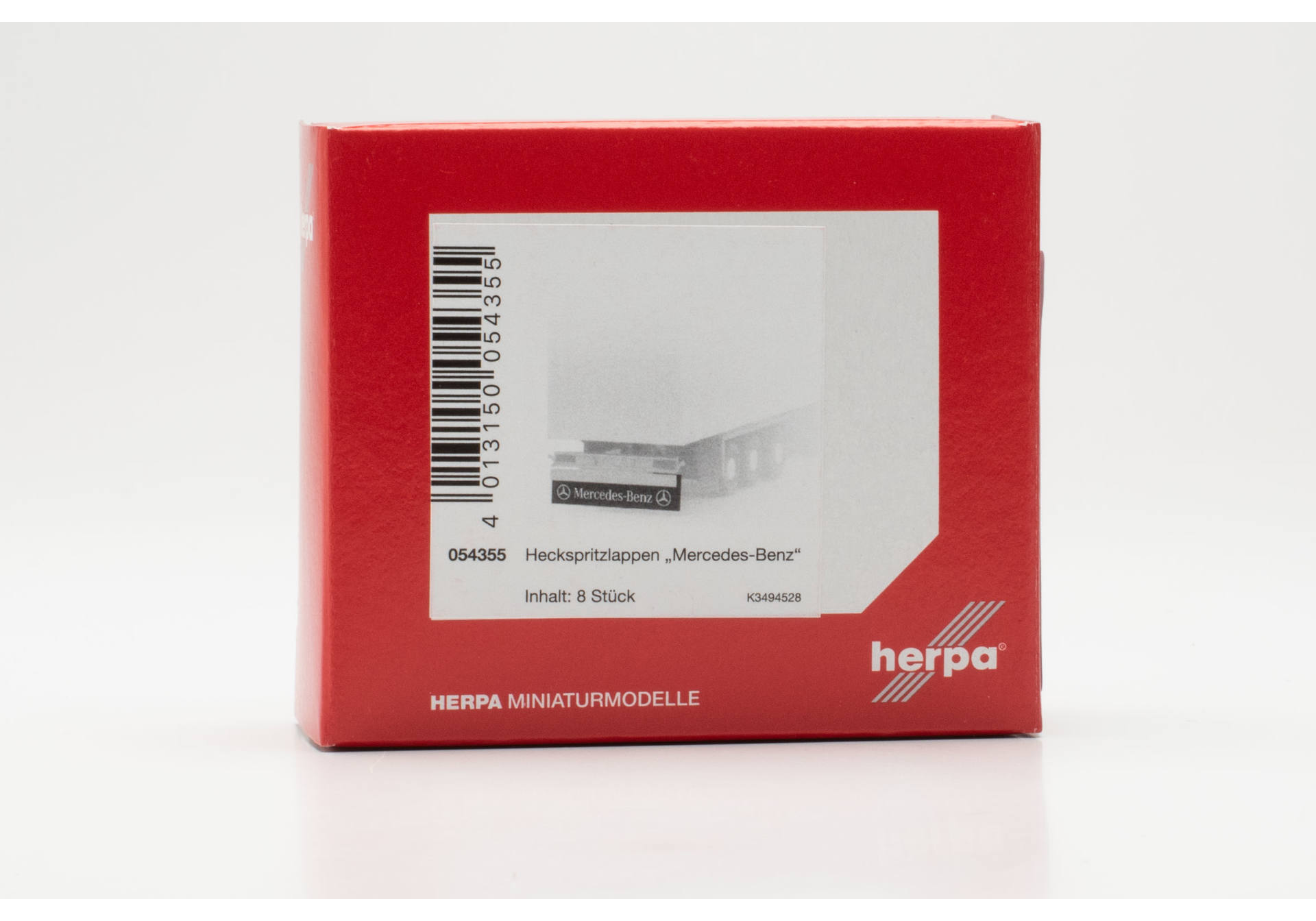 Herpa Zubehör 054355 | Heckspritzlappen für Auflieger und LKW | Mercedes-Benz | 1:87