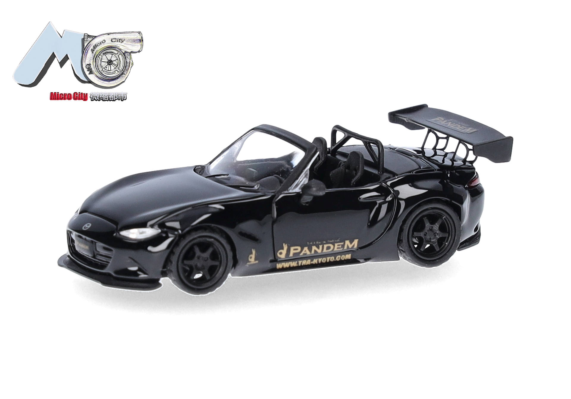 Herpa MicroCity 87MC000143 | Mazda MX-5 Rocket Bunny | schwarz | 1:87