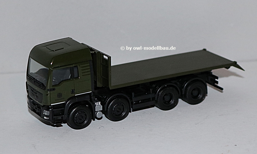 Herpa 746816 - MAN TGS LX 8x4 Wechsellader-LKW - Bundeswehr. 1:87
