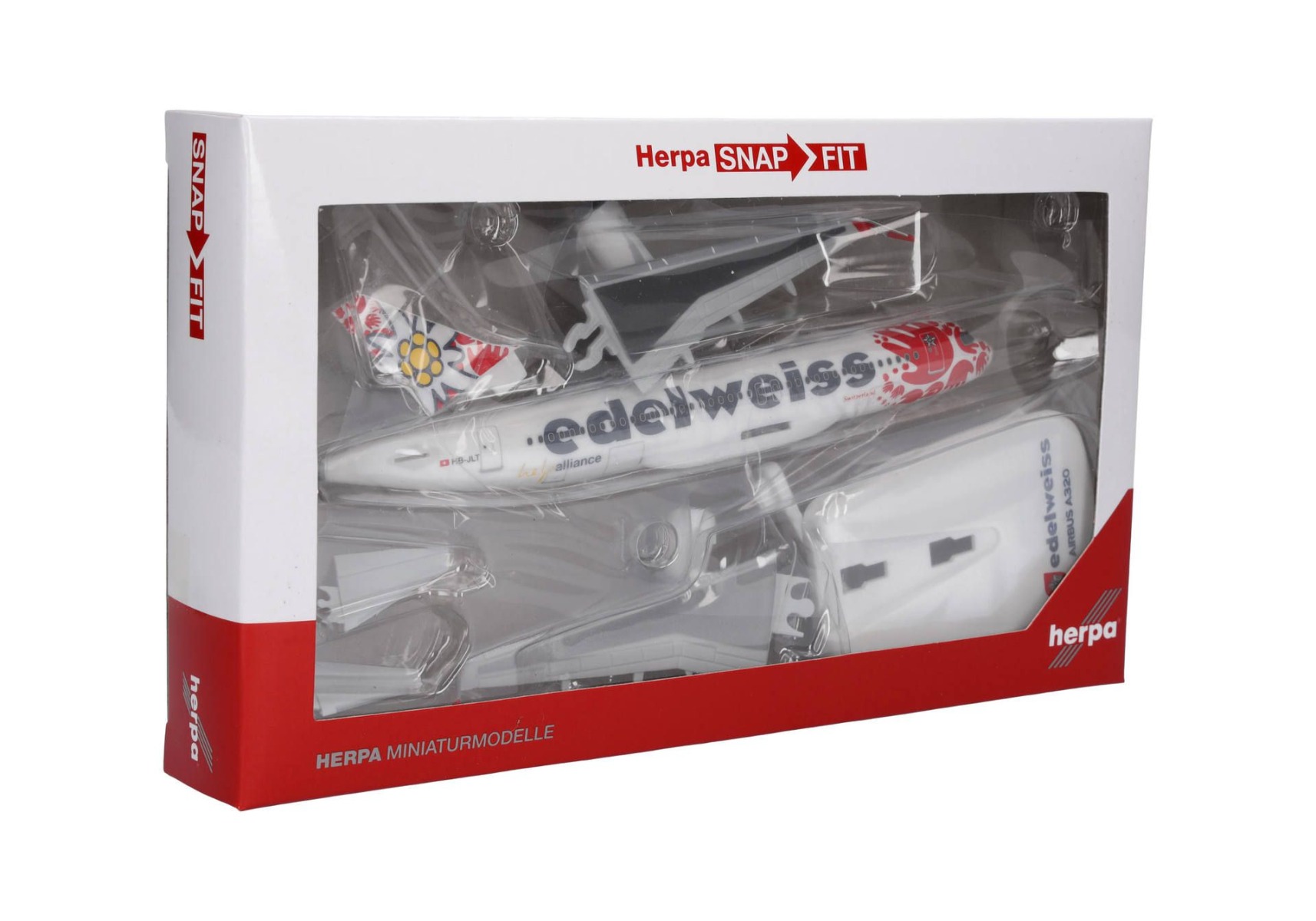 Herpa Wings SF 613712 | Edelweiss Air Airbus A320 | Help Alliance | HB-JLT | 1:200