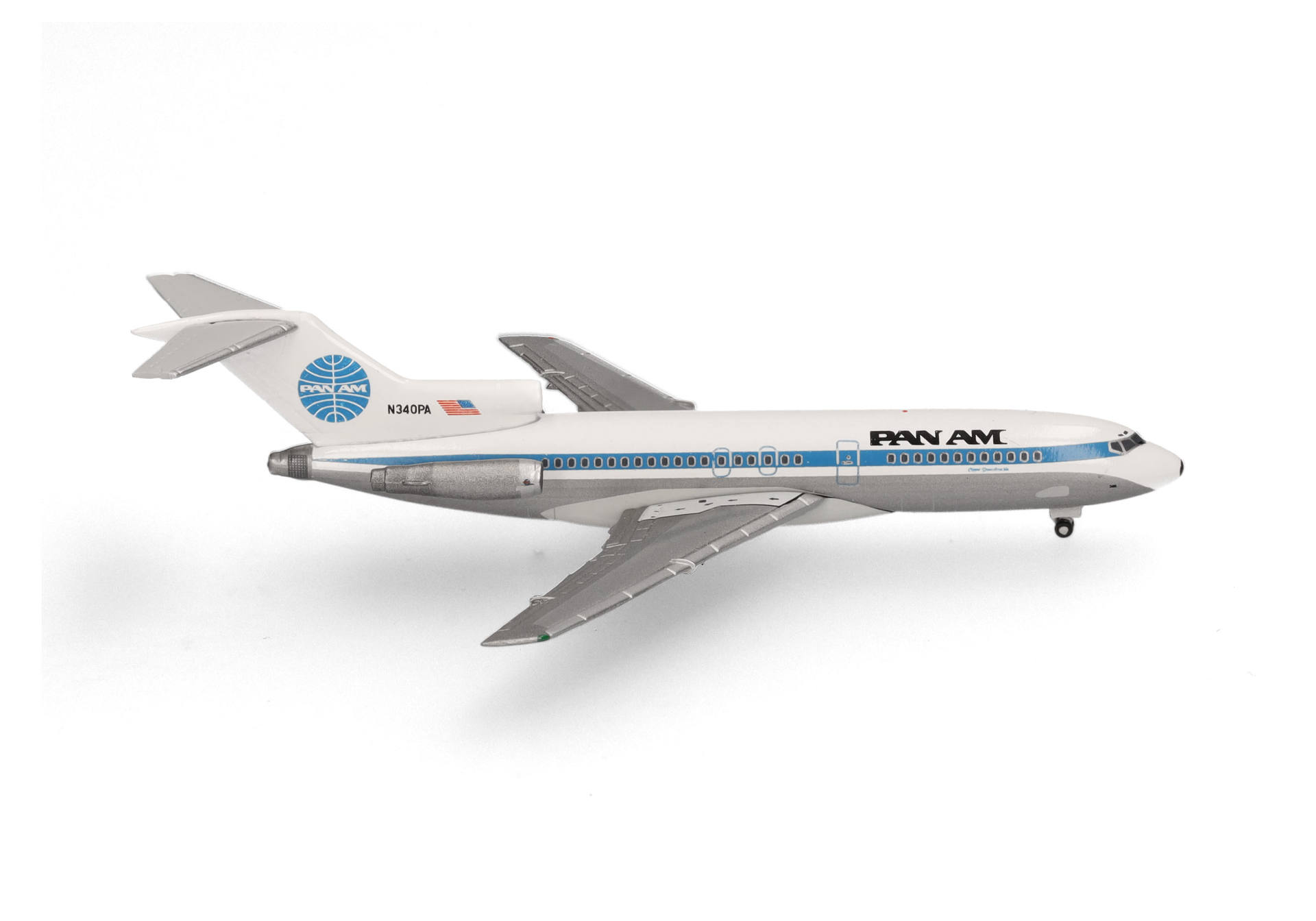 Herpa Wings 537285 | Pan Am Boeing 727-100 | 1:500