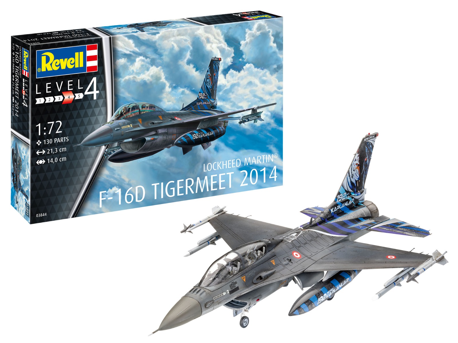 Revell 03844 - Lockheed Martin F-16D Tigermeet 2014. 1:72