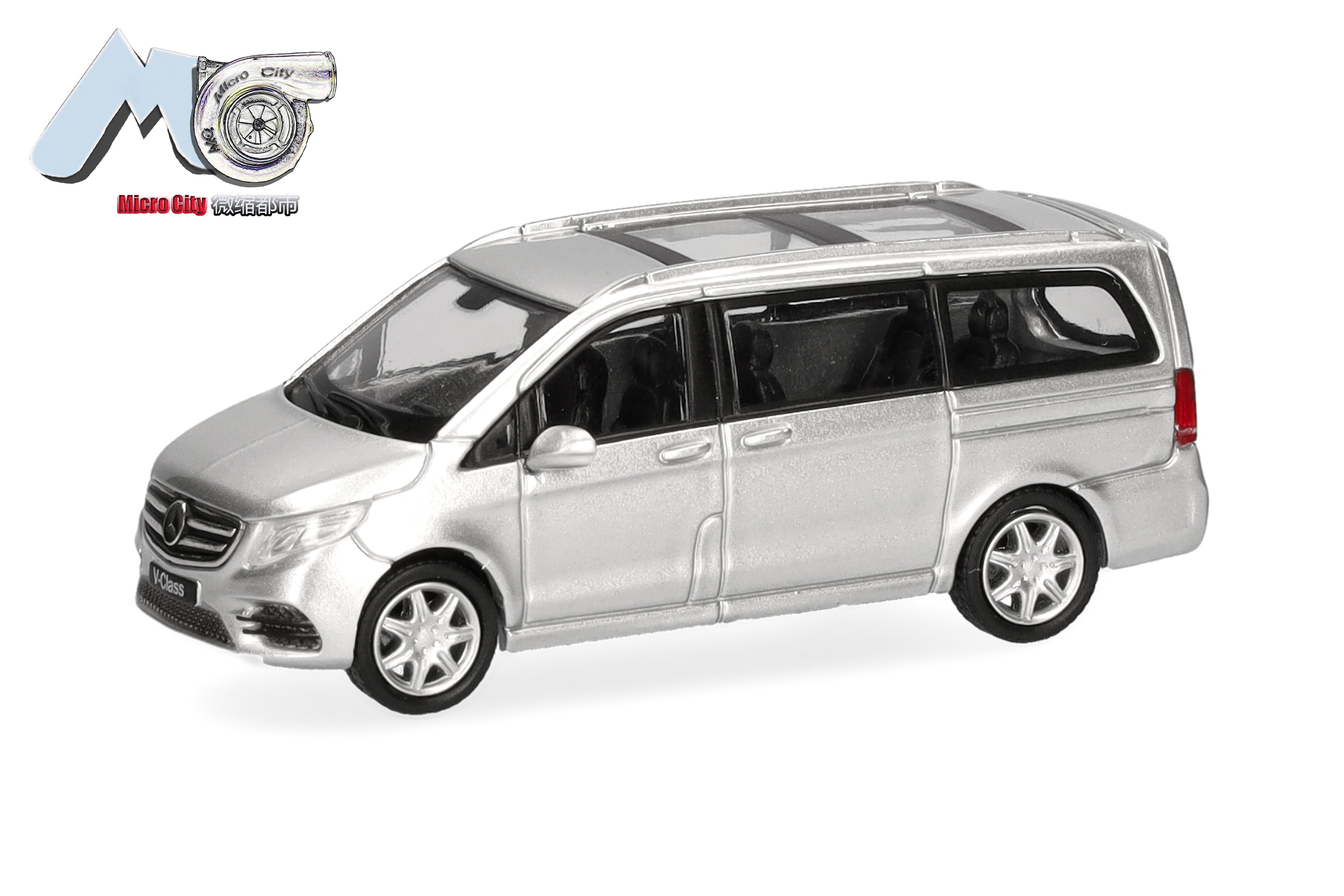Herpa MicroCity 87MC000076 | Mercedes-Benz V-Klasse | silber | 1:87
