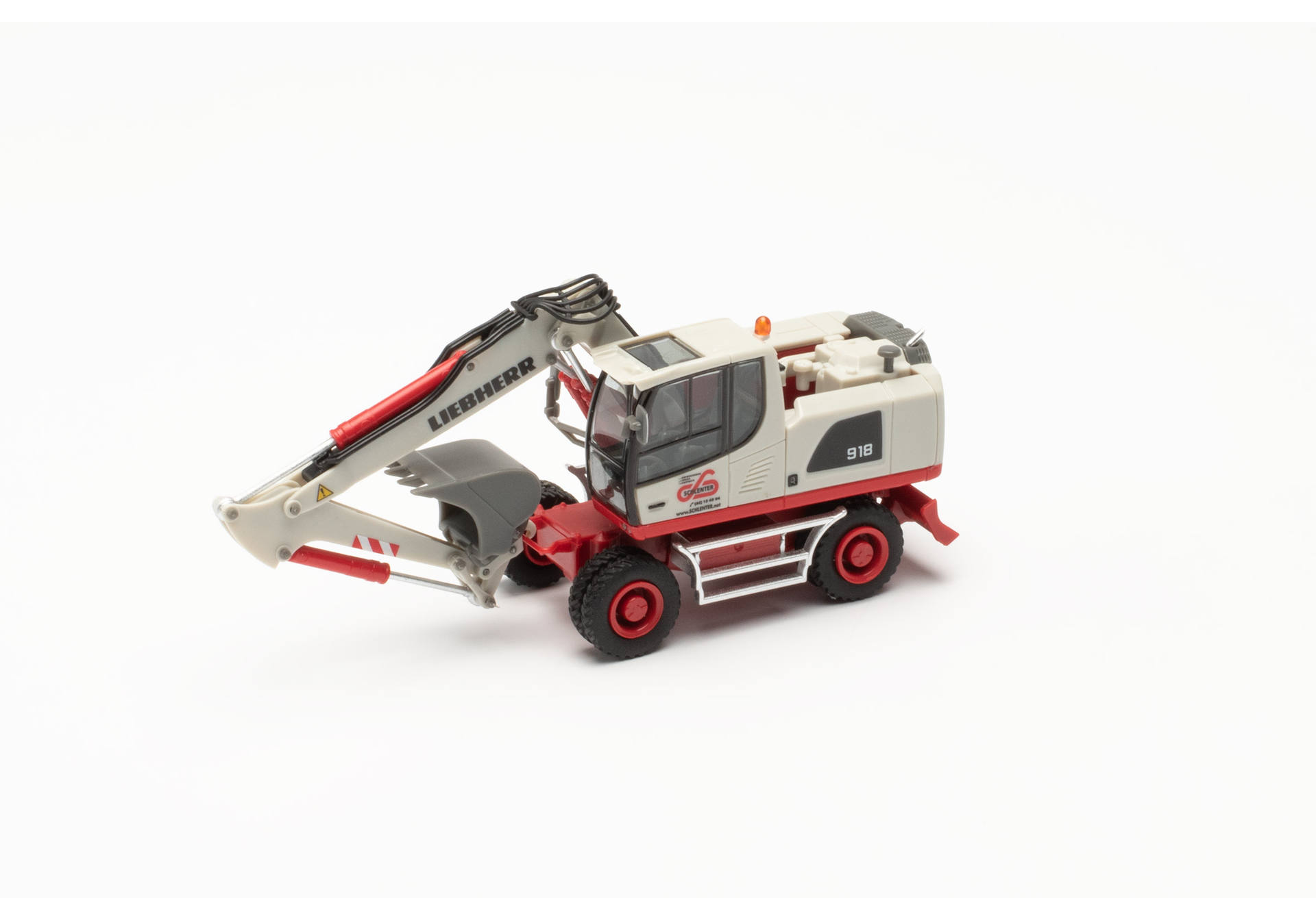 Herpa 316491 | Liebherr A 918 Litronic Radbagger | Schlenter Aachen  | 1:87