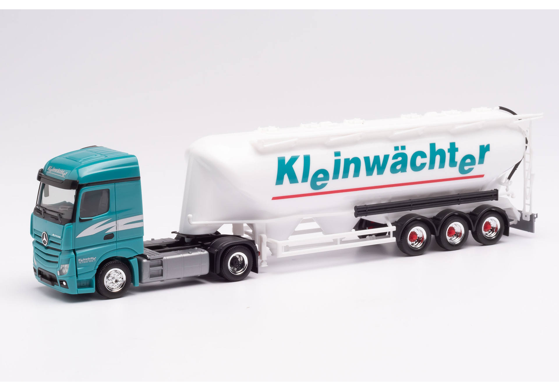 Herpa 312530 | Mercedes-Benz Actros Streampace 2.5 `18 Eutersilo-Sattelzug | Kleinwächter | 1:87