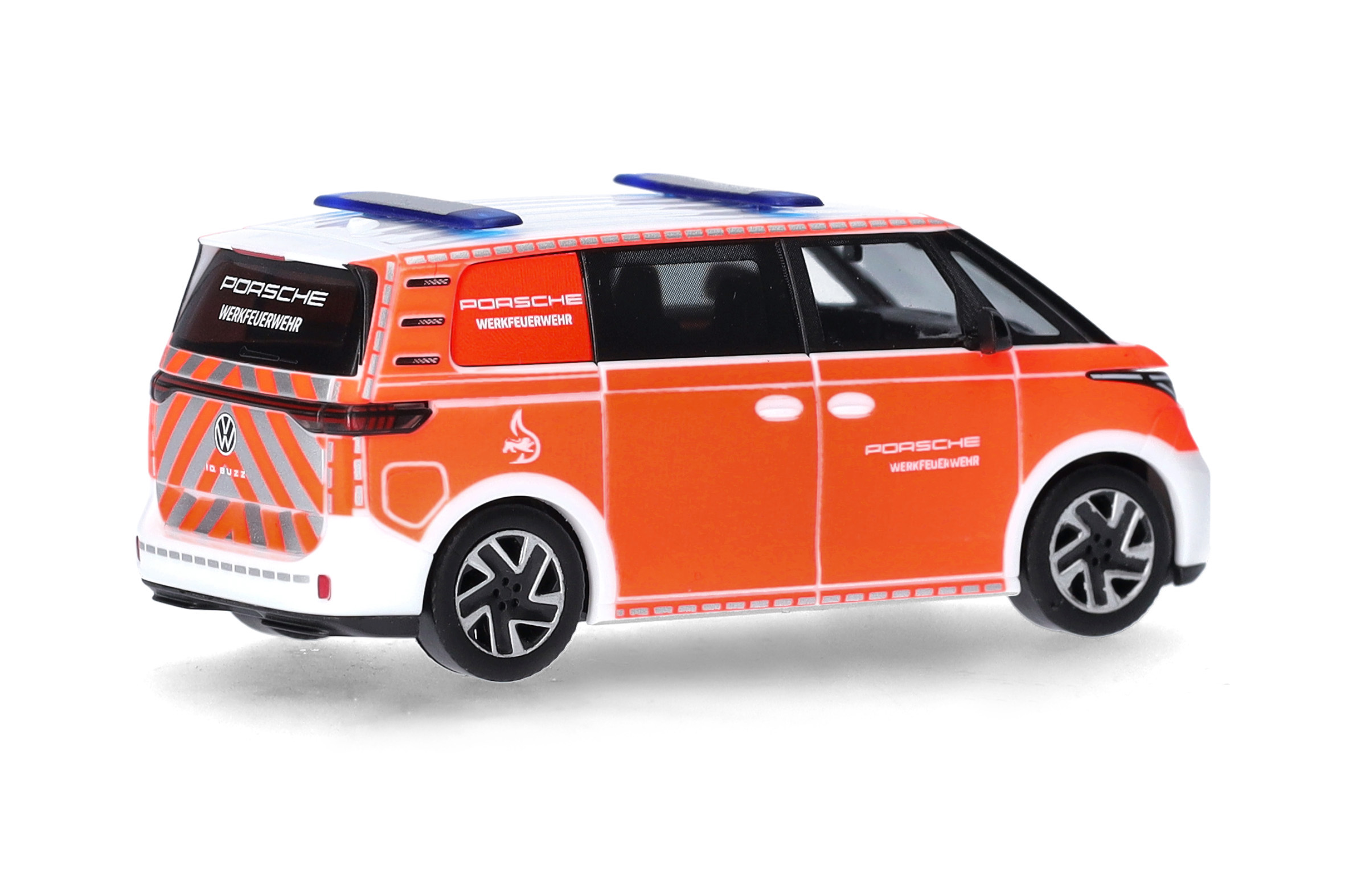 Herpa 098342 | Volkswagen (VW) ID. Buzz | Werkfeuerwehr Porsche | 1:87