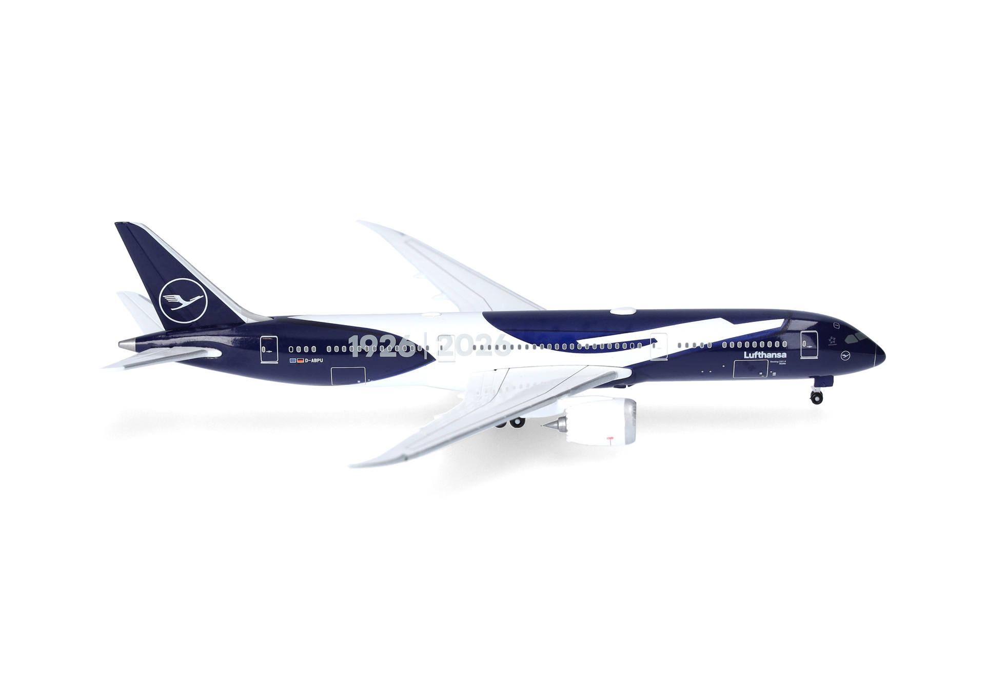 Herpa Wings 538947 | Lufthansa | Boeing 787-9 | D-ABPU "Berlin" Dreamliner - 100 Jahre | 1:500