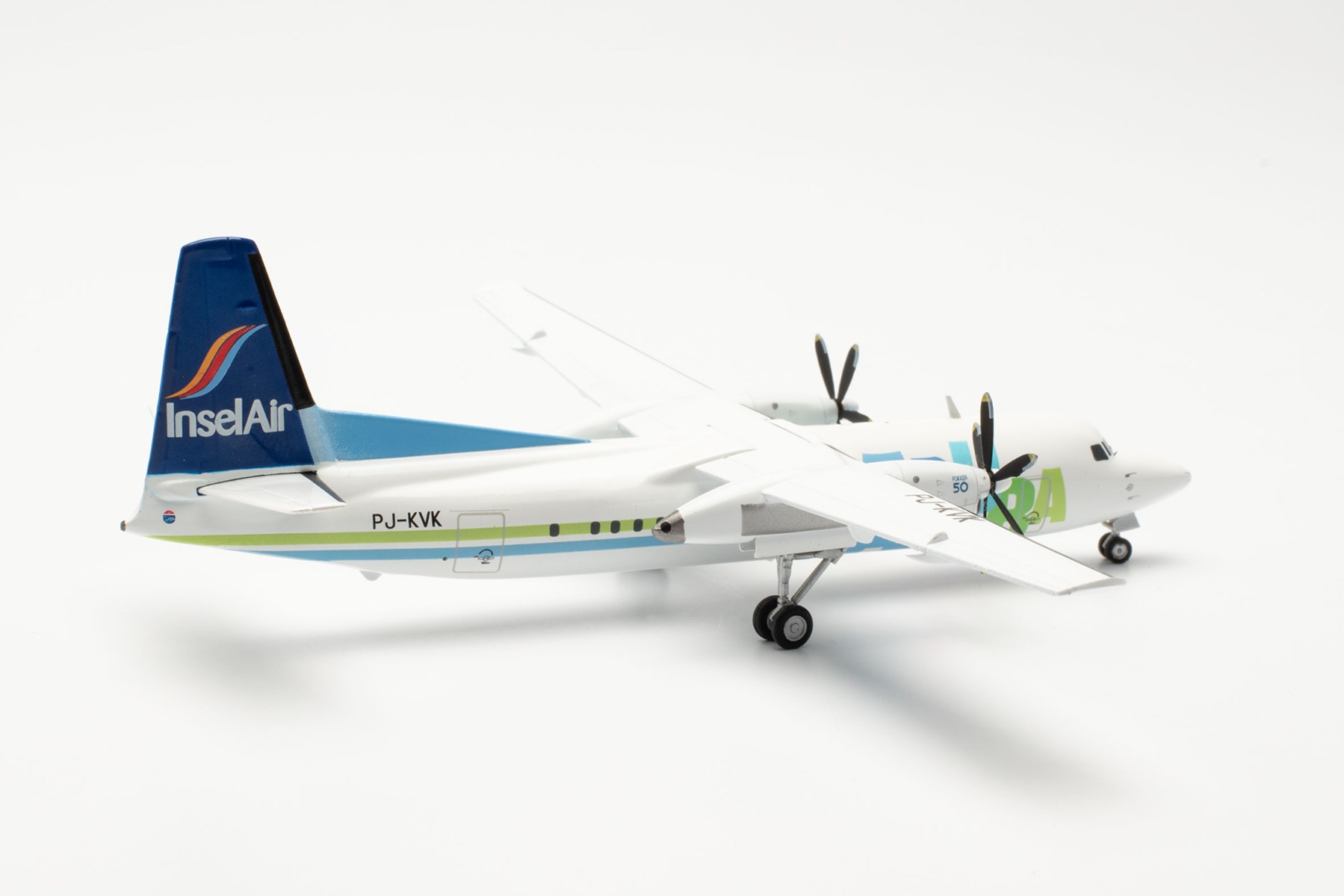 Herpa Wings 571982 | Insel Air Fokker 50 | PJ-KVK | 1:200