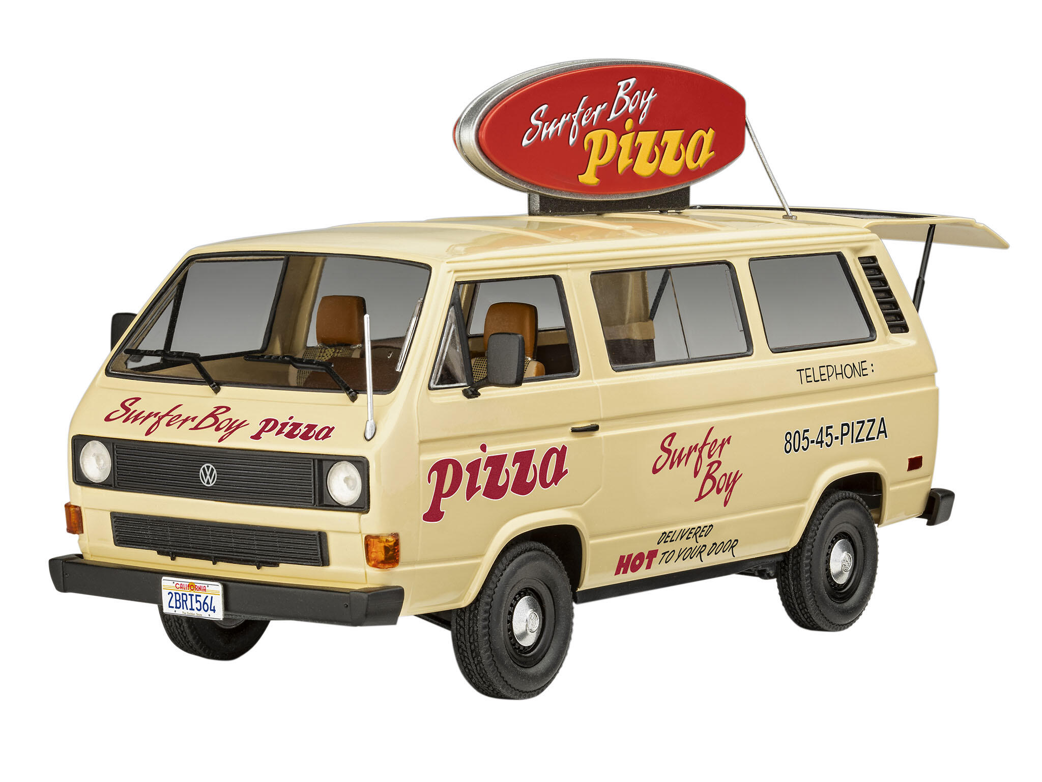 Revell 07725  | Stranger Things | Argyle’s VWT3 Surfer Boy Pizza V | 1:25