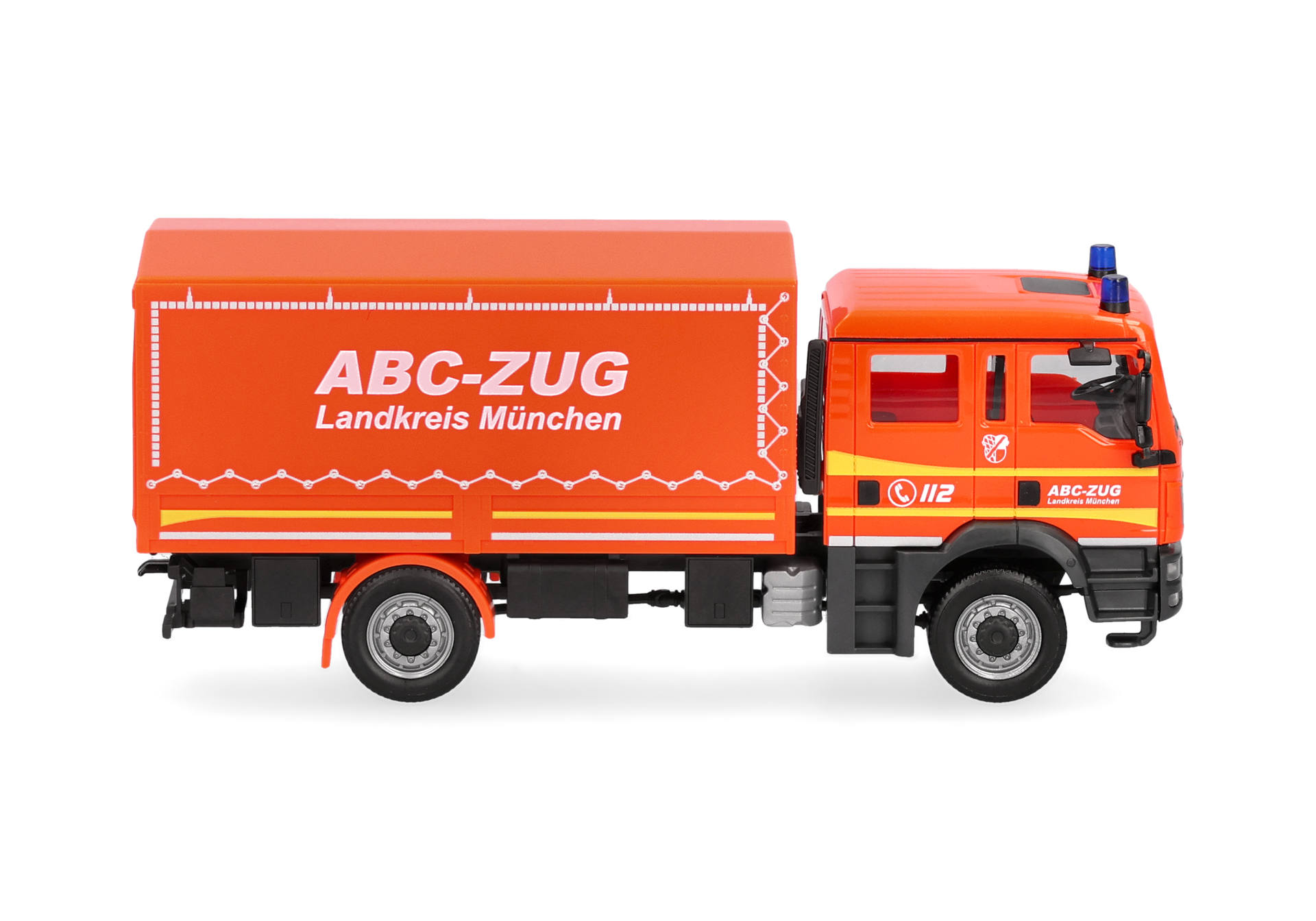 Herpa 099080 | MAN TGM GW Dekon P2 MzKW | ABC-Zug Landkreis München | 1:87