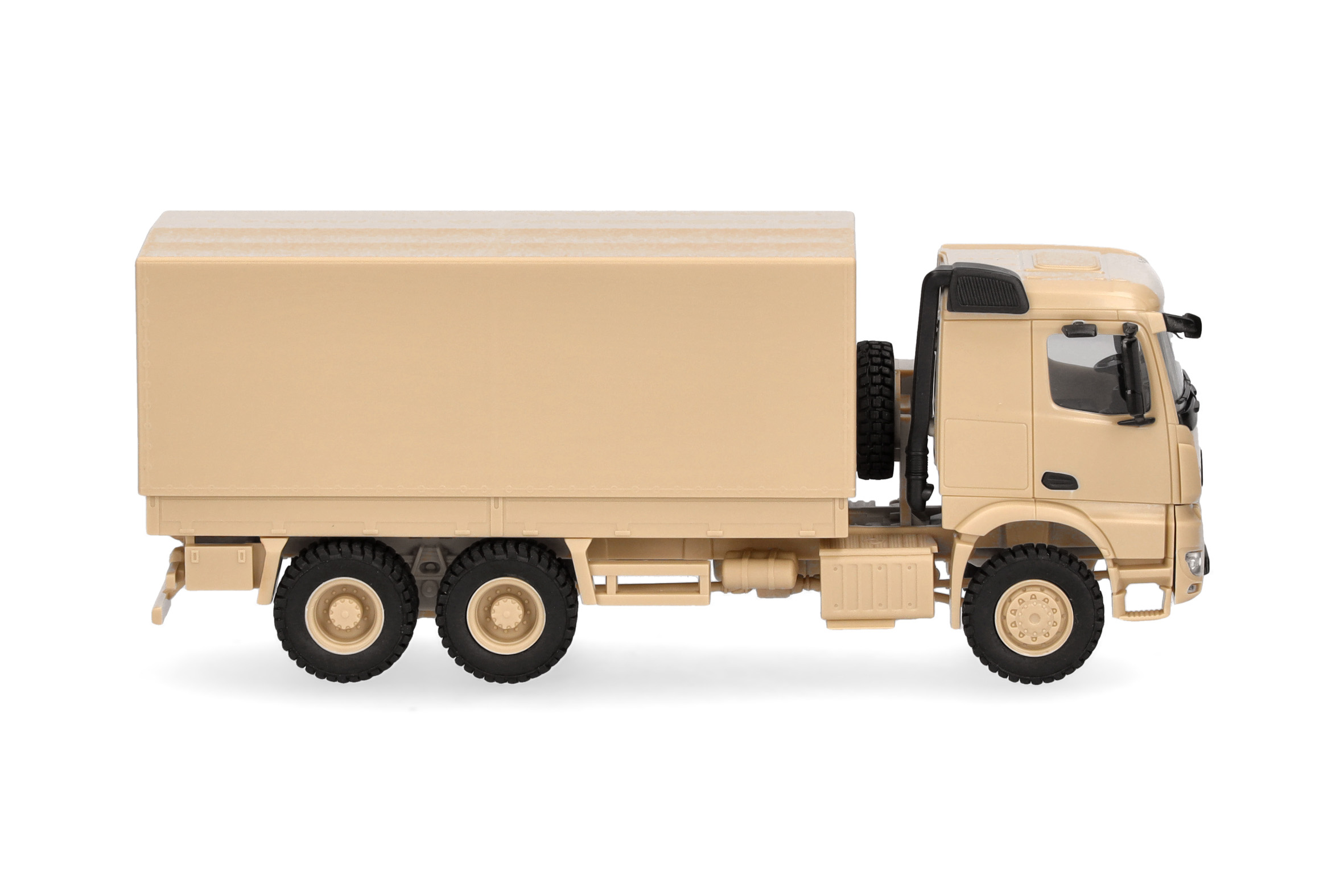 Herpa 747202 | MB  Arocs 6x6 Pritsche/Plane | sandbeige undekoriert | 1:87