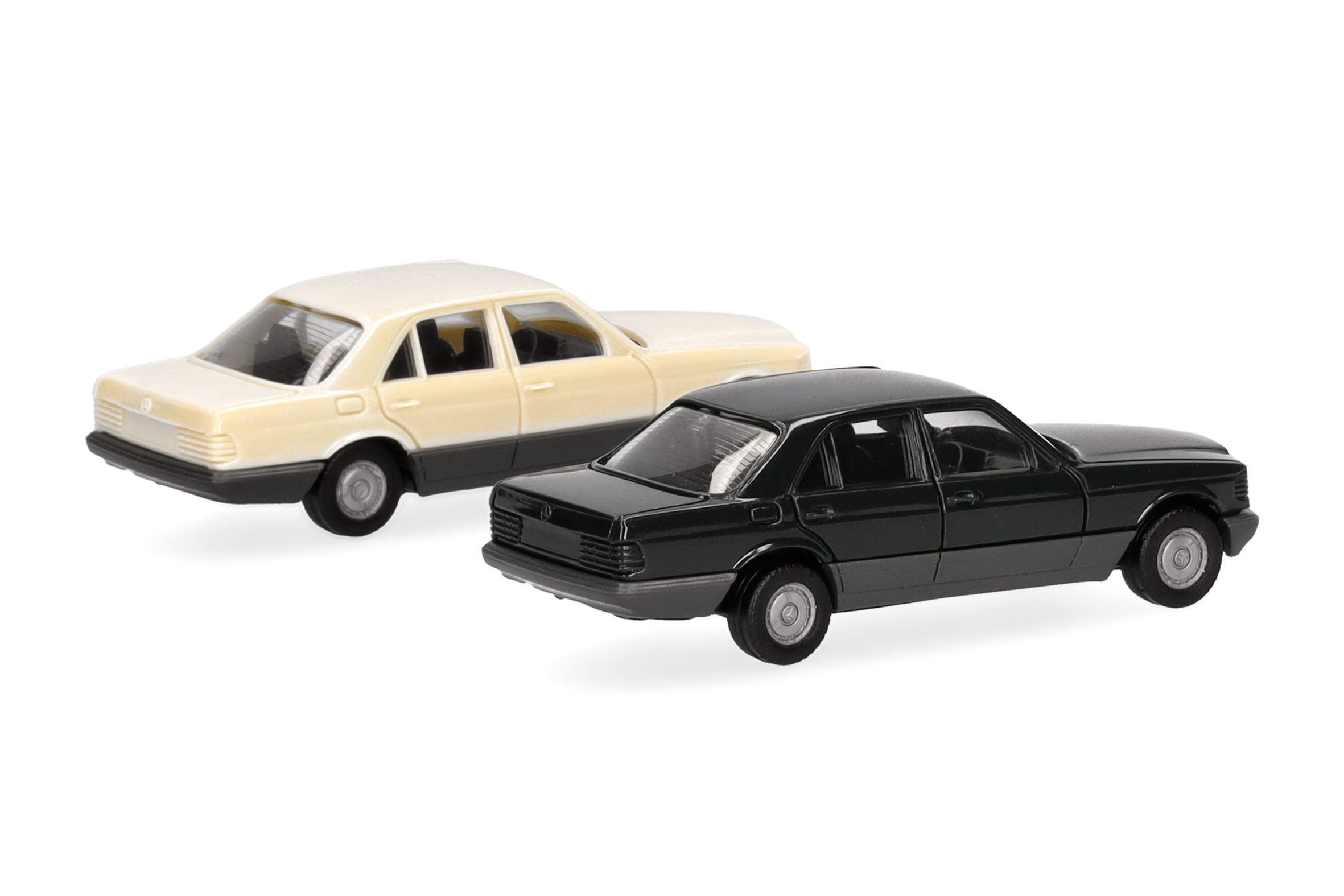 Herpa MiniKit 013727-003 | Mercedes-Benz S-Klasse (W126), tiefgrün/elfenbein | 1:87