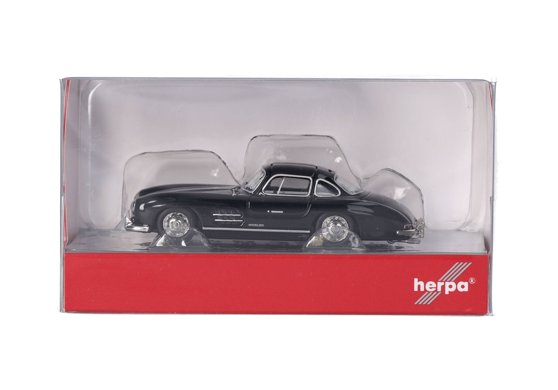 Herpa 421089 | Mercedes-Benz 300 SL Flügeltürer | schwarz | 1:87
