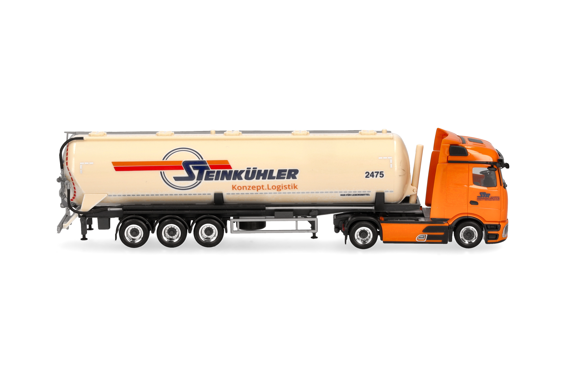Herpa 319188 | MB Actros Procabin Streamspace | Silo-Sattelzug | Steinkühler | 1:87