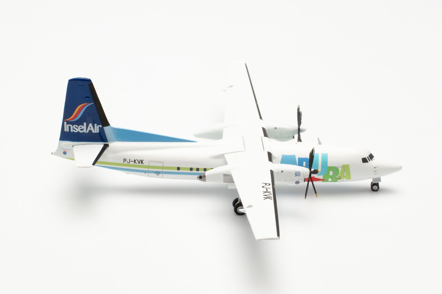 Herpa Wings 571982 | Insel Air Fokker 50 | PJ-KVK | 1:200