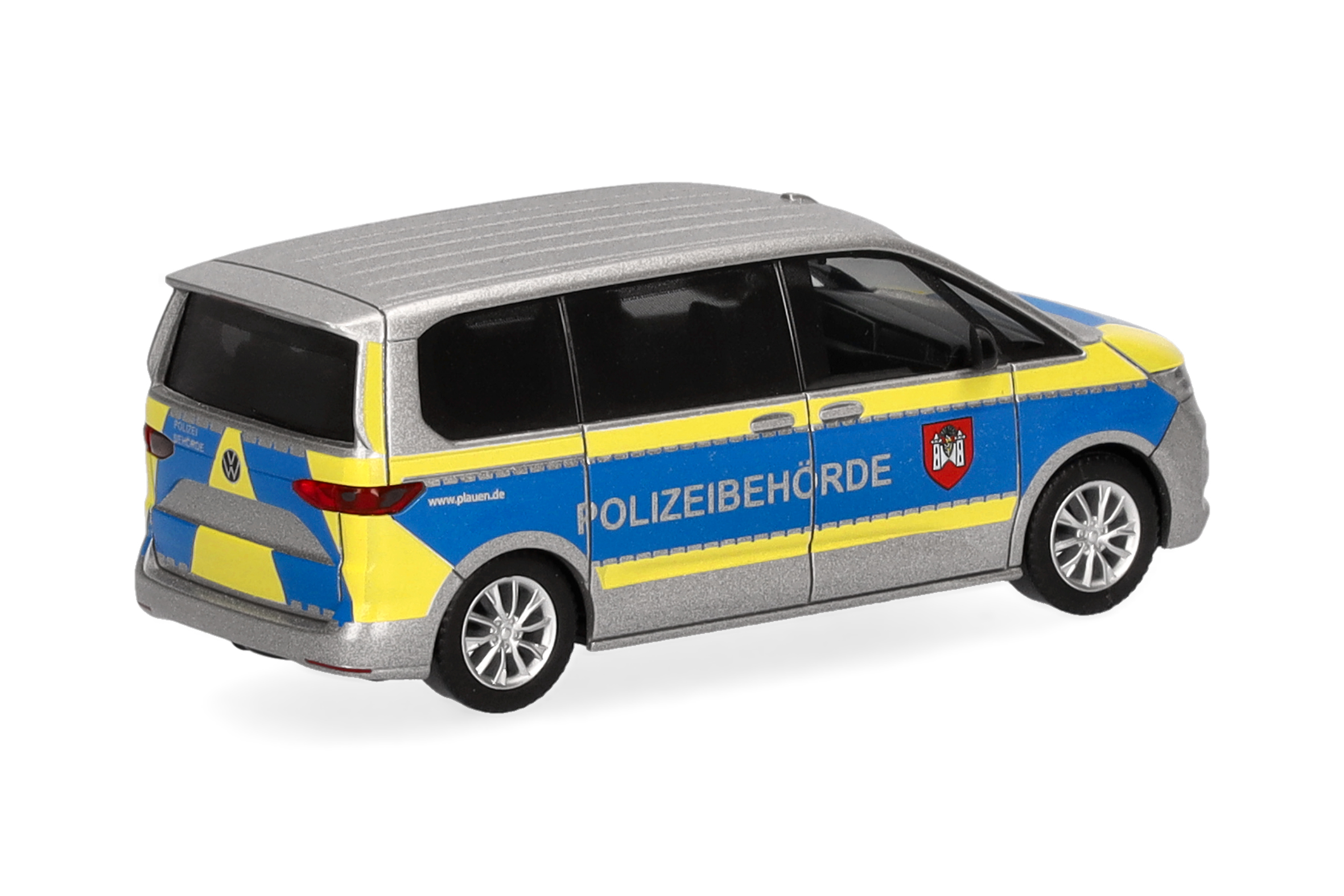 Herpa 098625 | Volkswagen (VW) Multivan | Polizeibehörde Plauen | 1:87