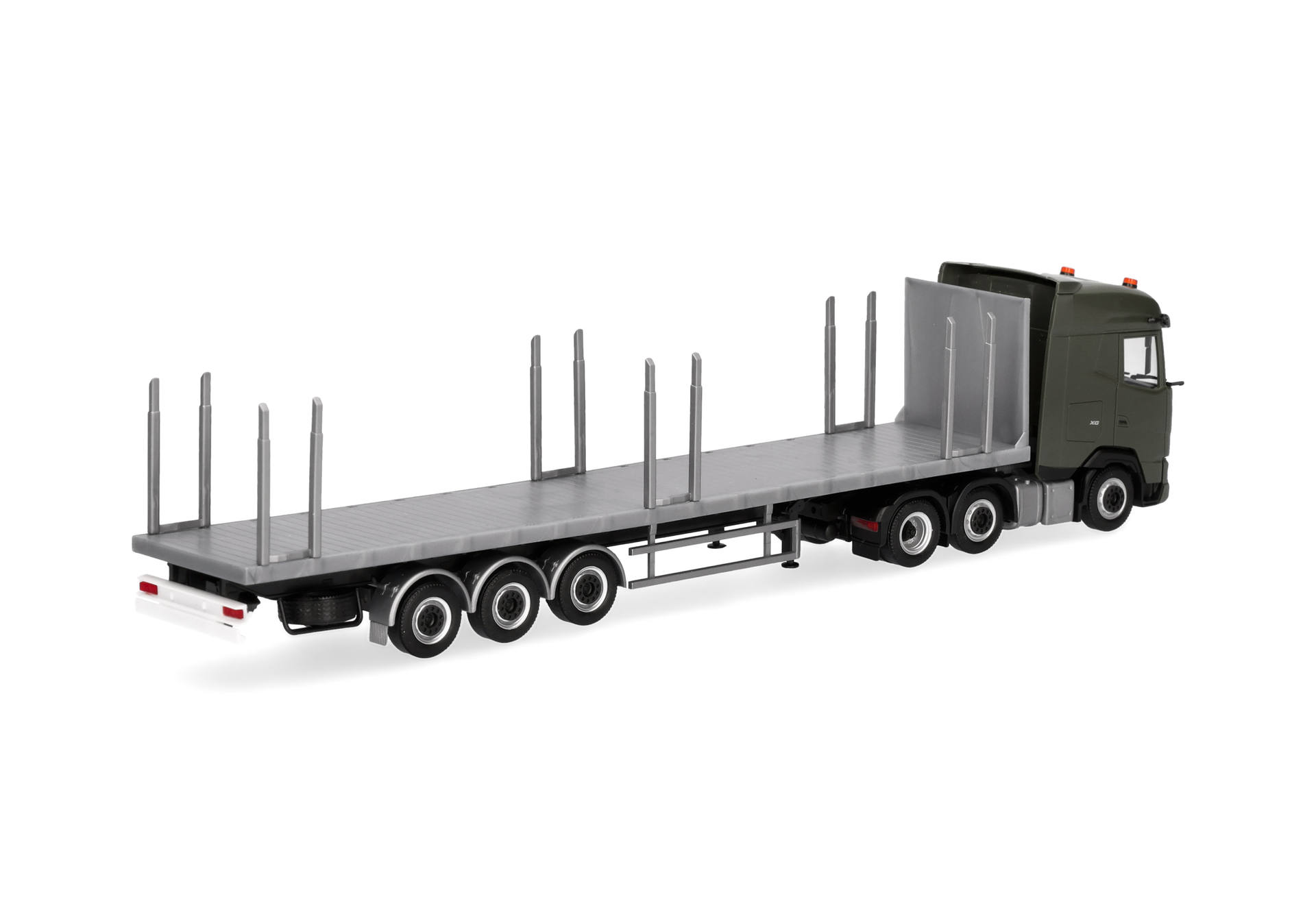Herpa 747301 | DAF XG Flachbett-Sattelzug  |Niederländische Königliche Armee | 1:87