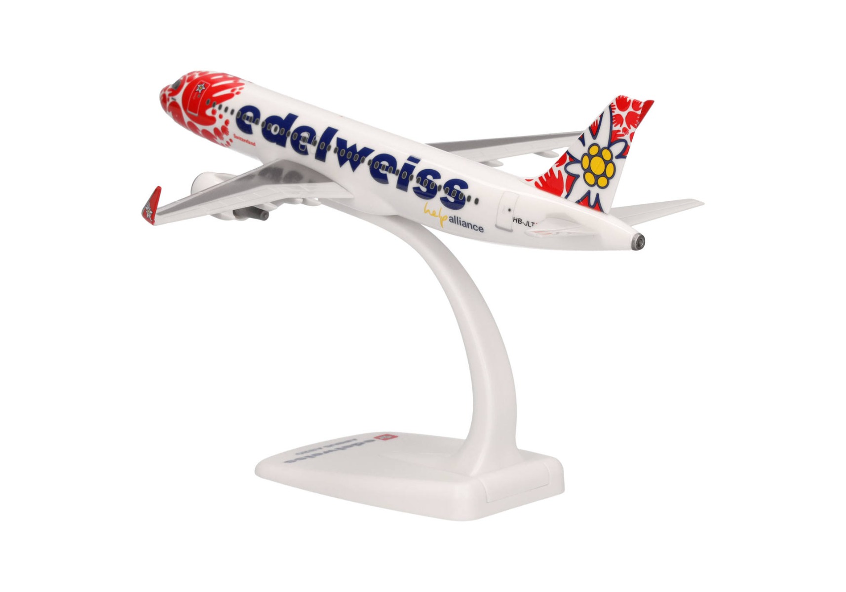 Herpa Wings SF 613712 | Edelweiss Air Airbus A320 | Help Alliance | HB-JLT | 1:200