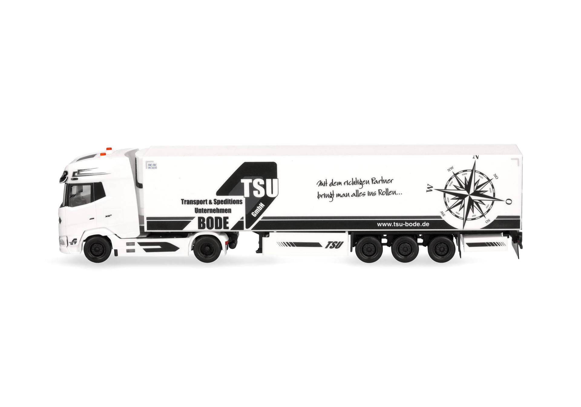 Herpa 319959  | DAF XG+ | Kühlkoffer-Sattelzug | TSU Bode | 1:87
