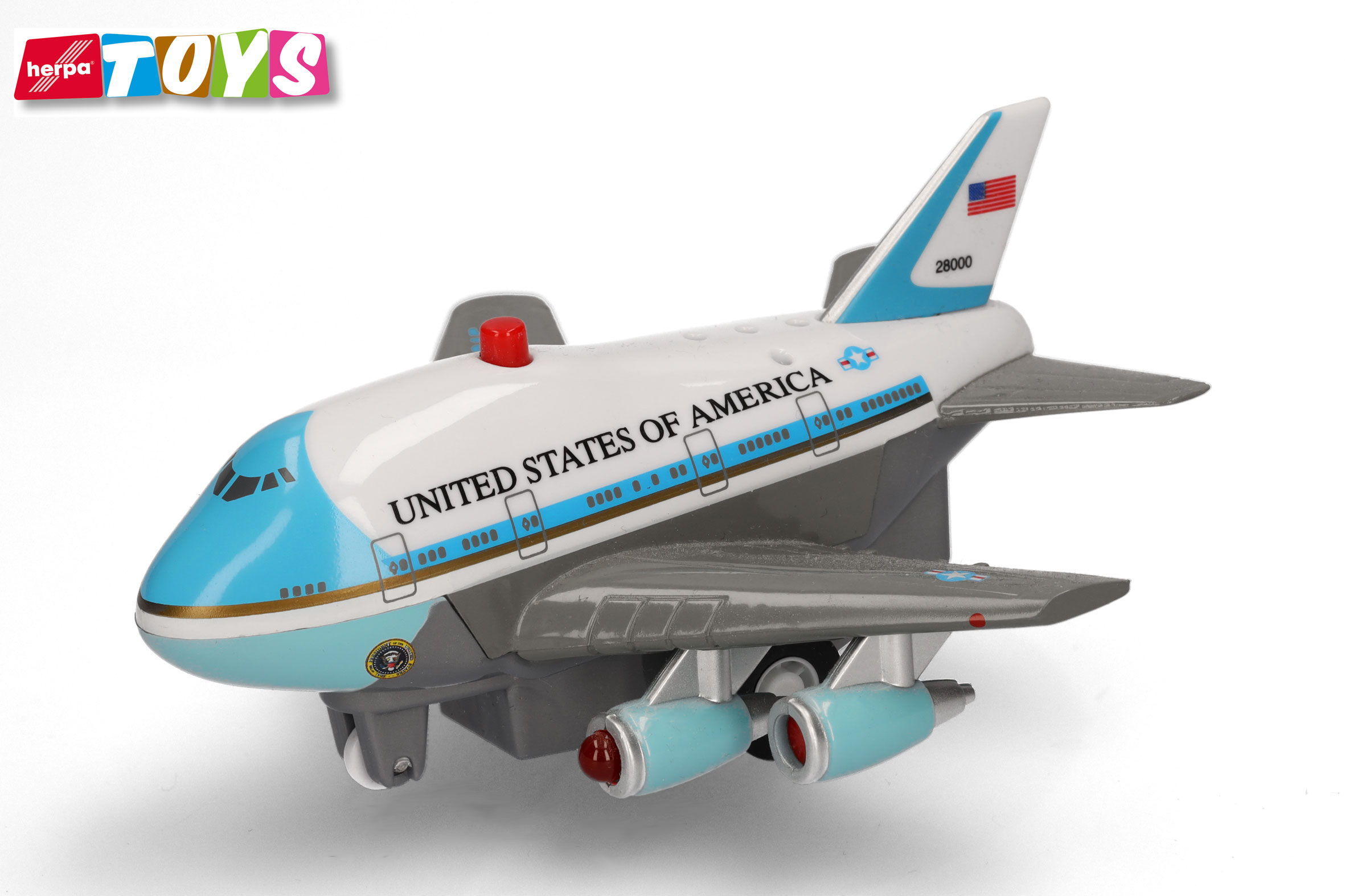 Herpa Toys | 86PB-686A | Air Force One Pullback Aviation Toy