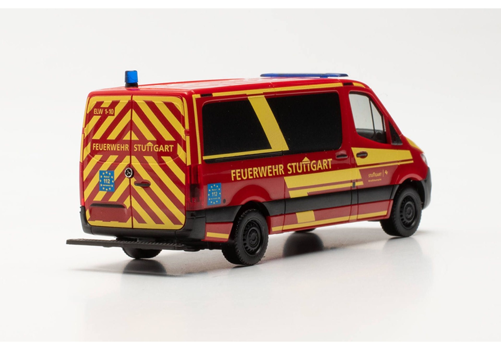 Herpa 097345 | Mercedes-Benz Sprinter '18 Bus Flachdach | Branddirektion Stuttgart | 1:87