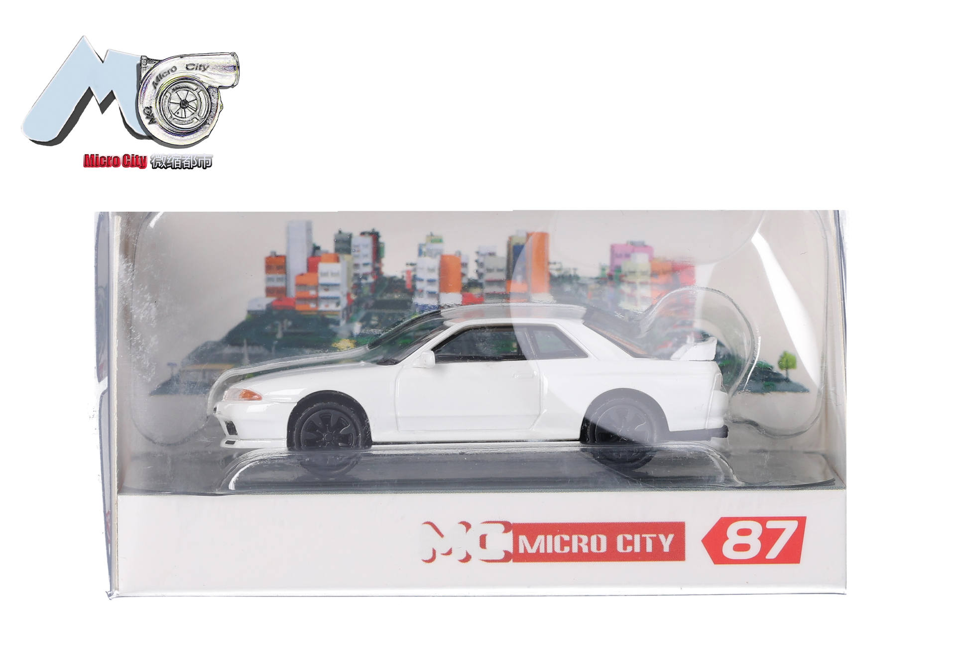 Herpa MicroCity 87MC000102 | Nissan Skyline GTR32 | weiß | 1:87