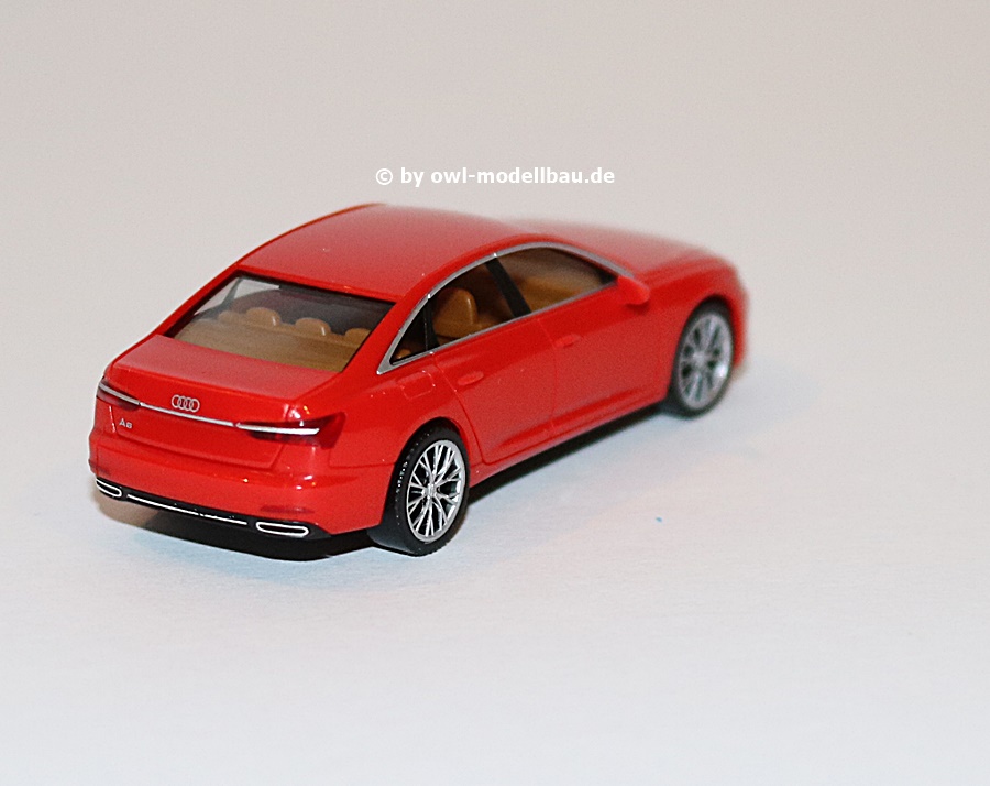 Herpa 430678 | Audi A6 Limousine |  feuerrot | zweifarbigen Felgen | 1:87