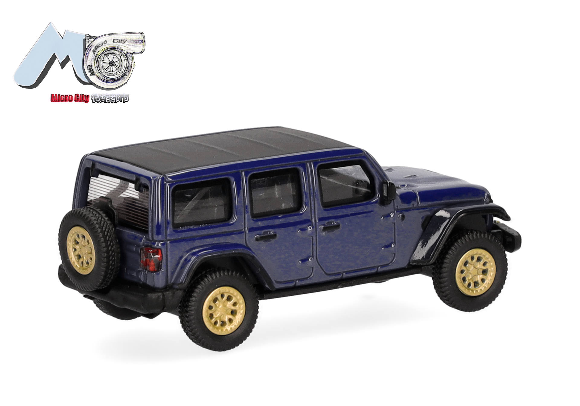Herpa MicroCity 87MC000013 | Jeep Wrangler (ab 2017) | blau | 1:87