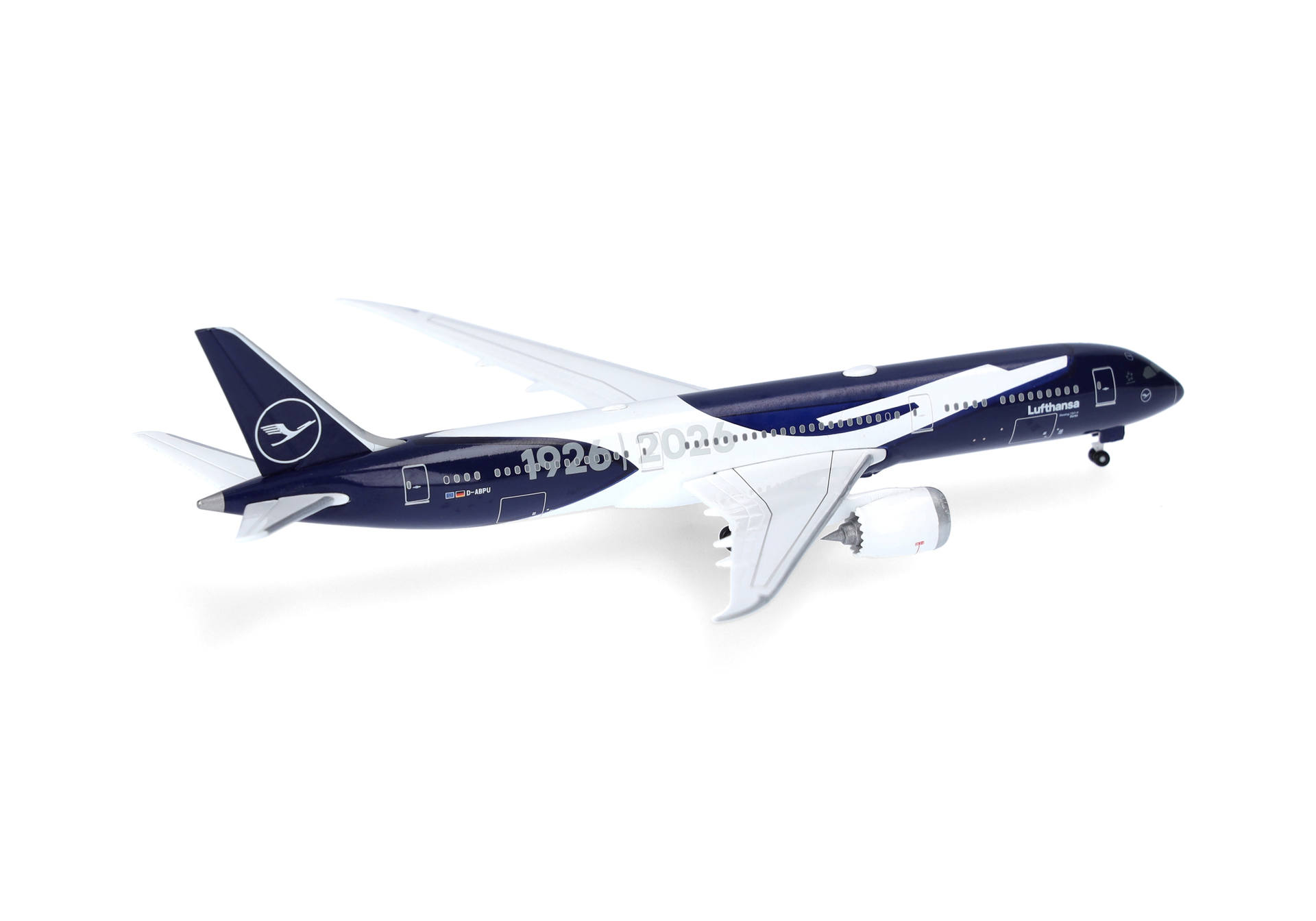 Herpa Wings 538947 | Lufthansa | Boeing 787-9 | D-ABPU "Berlin" Dreamliner - 100 Jahre | 1:500