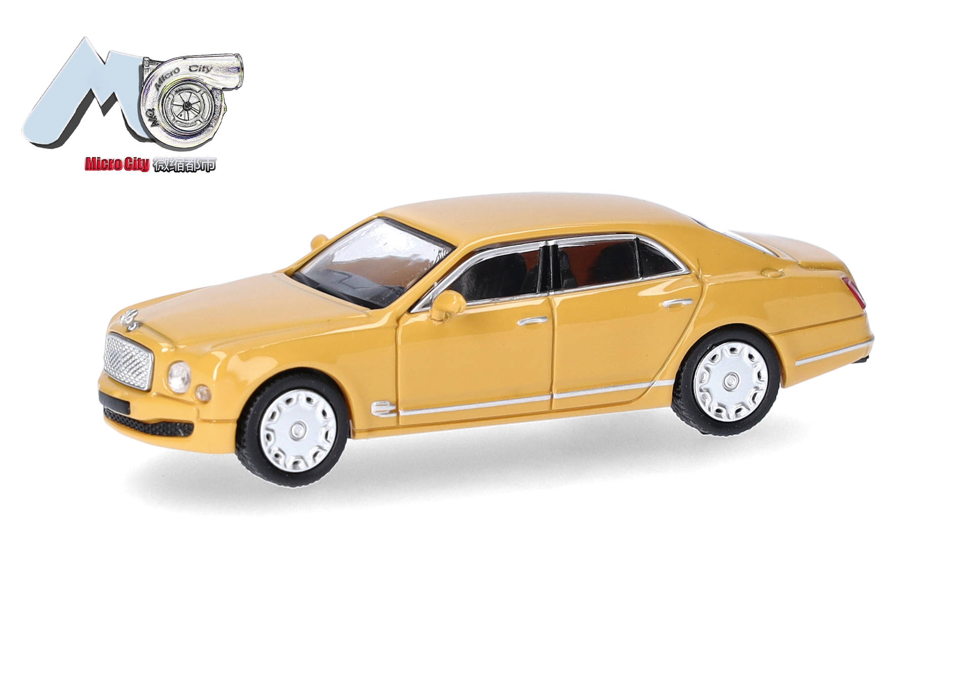 Herpa MicroCity 87MC000150 | Bentley Mulsanne | gelb | 1:87