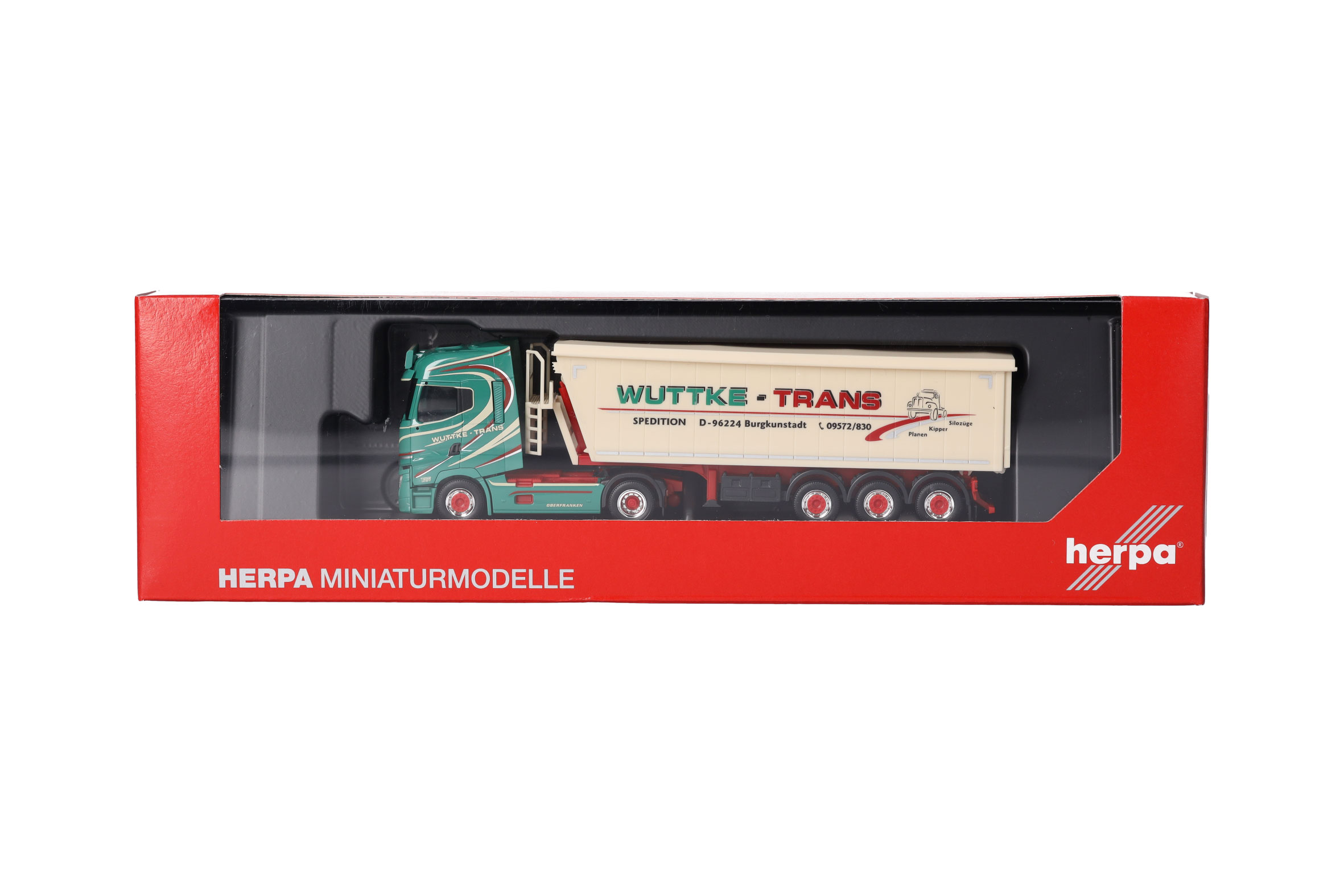 Herpa 317610 | Renault T facelift | Stöffelliner-Sattelzug | Wuttke-Trans | 1:87