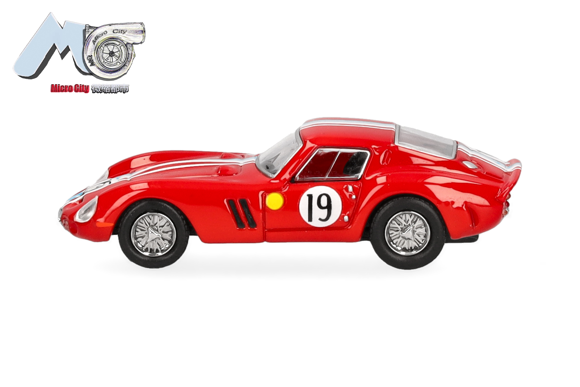 Herpa MicroCity 87MC000062 | Ferrari 250 GTO "19" | rot | 1:87
