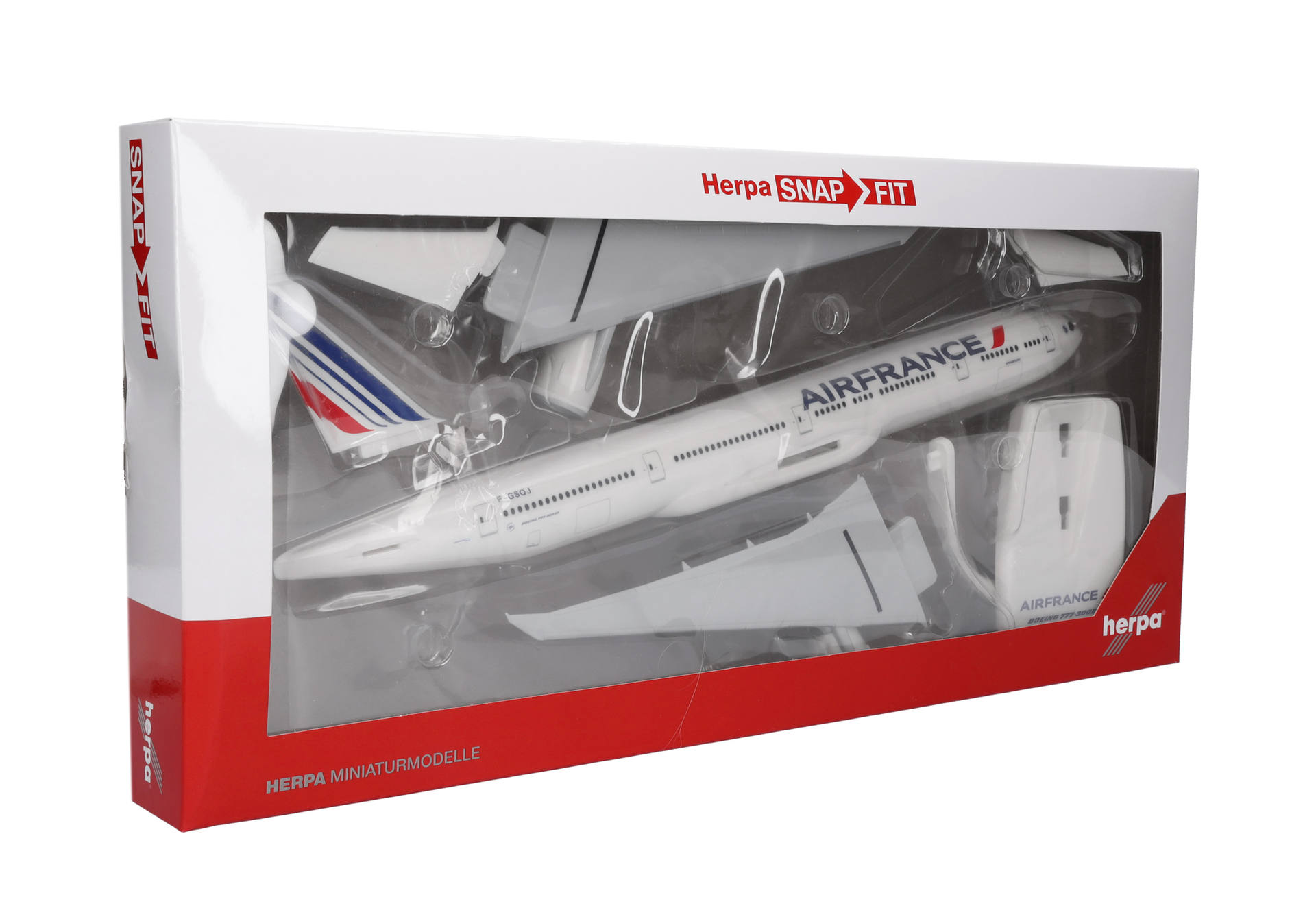 Herpa Wings SF 613491 | Air France Boeing 777-300ER | 2021 livery | F-GSQJ - Strasbourg | 1:200