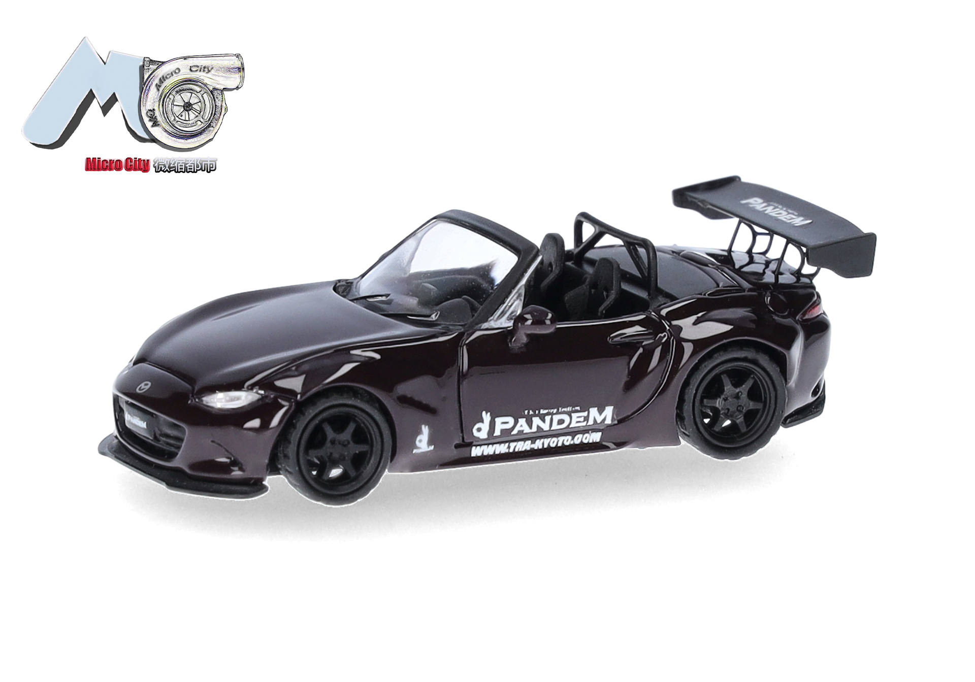 Herpa MicroCity 87MC000128 | Mazda MX-5 Rocket Bunny | lila | 1:87