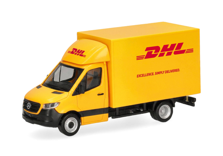 Herpa 099783 | Mercedes-Benz Sprinter '18 mit Kofferaufbau | DHL | 1:87