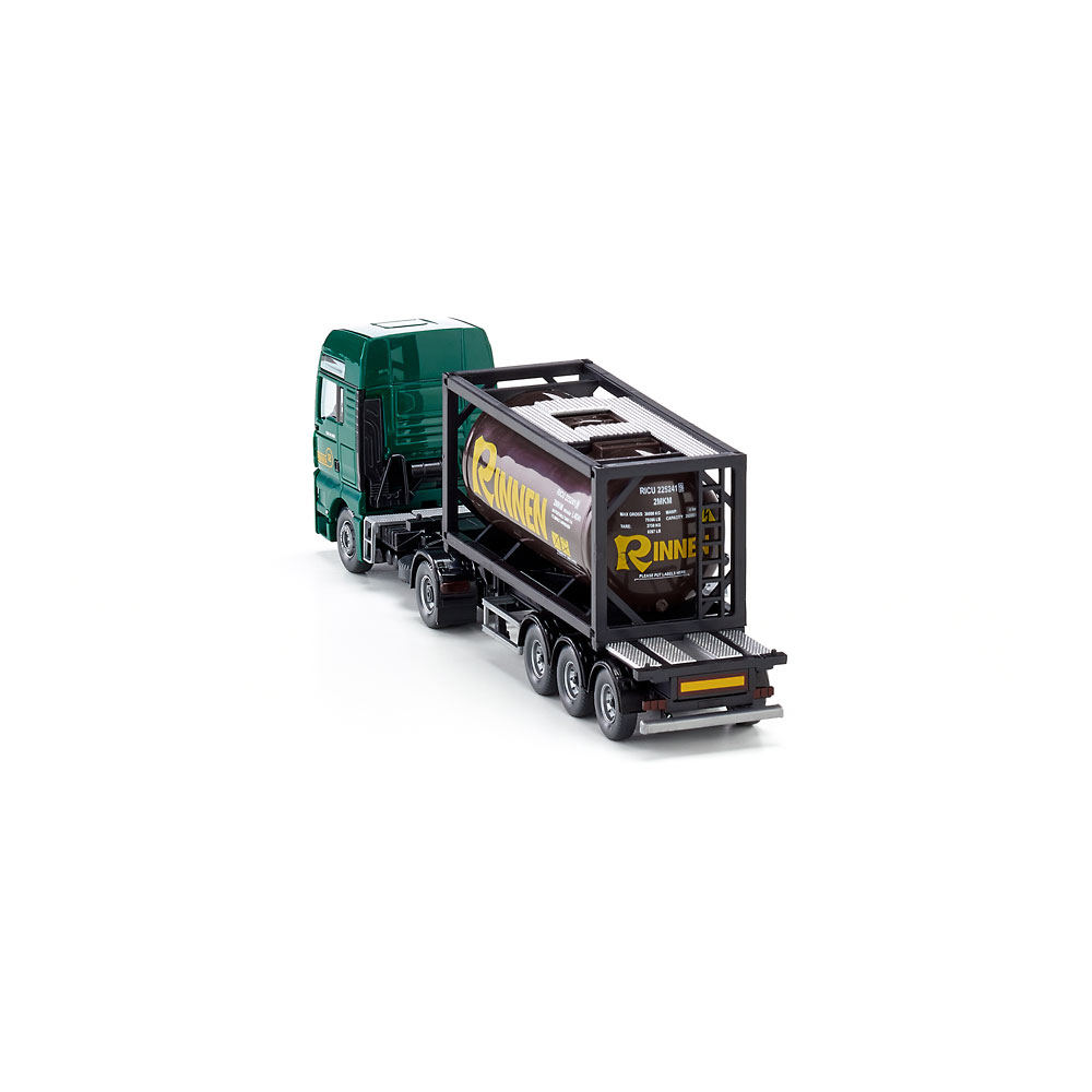 Wiking 053606 - MAN TGX Euro 6c - Tankcontainersattelzug - Rinnen Spedition. 1:87