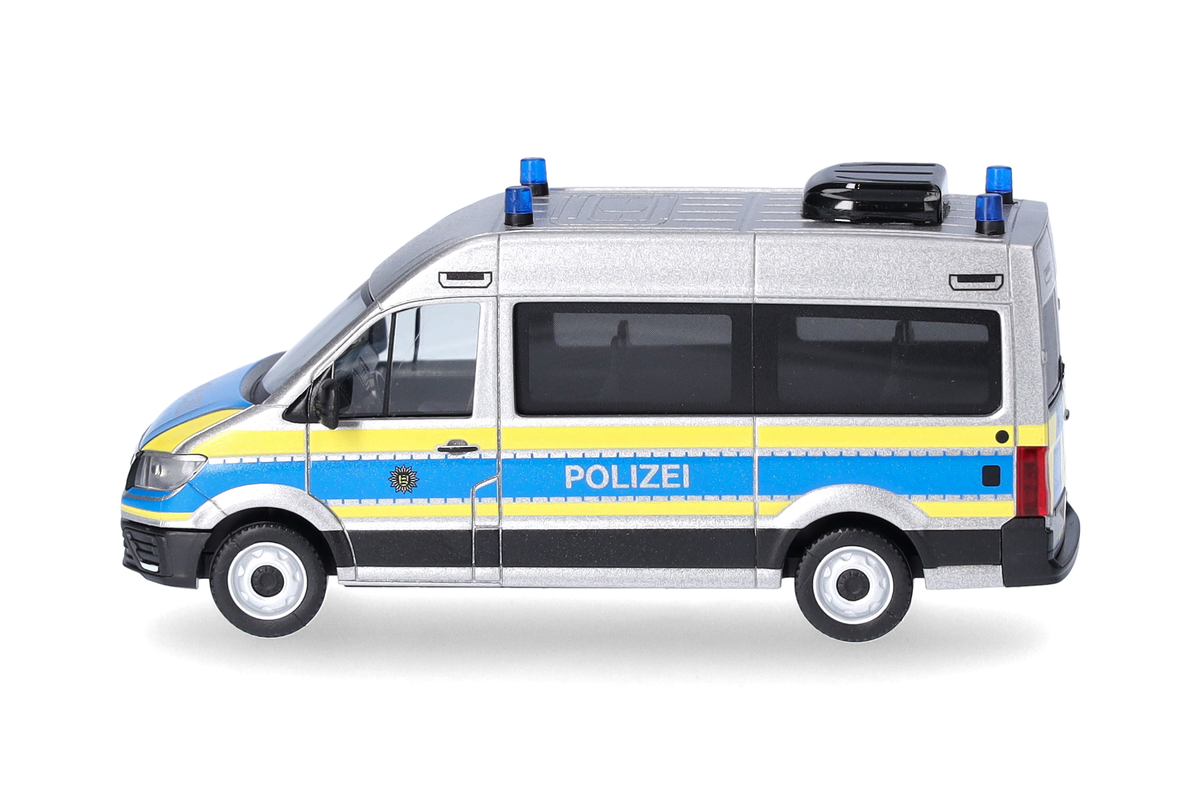 Herpa  098526 | MAN TGE Bus Hochdach | Mobile Wache Polizei Baden-Württemberg | 1:87