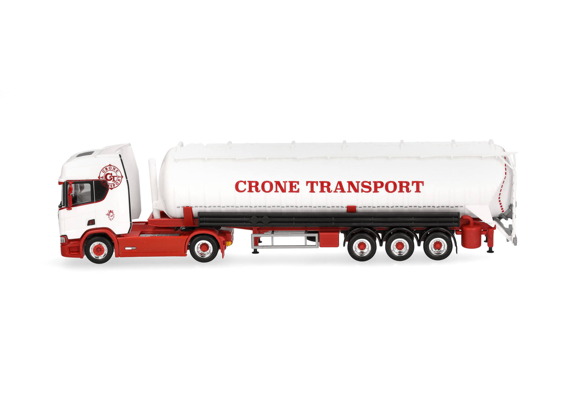 Herpa 319904 | Scania CR 20 HD Saugsilo-Sattelzug | Crone Handel und Transport | 1:87