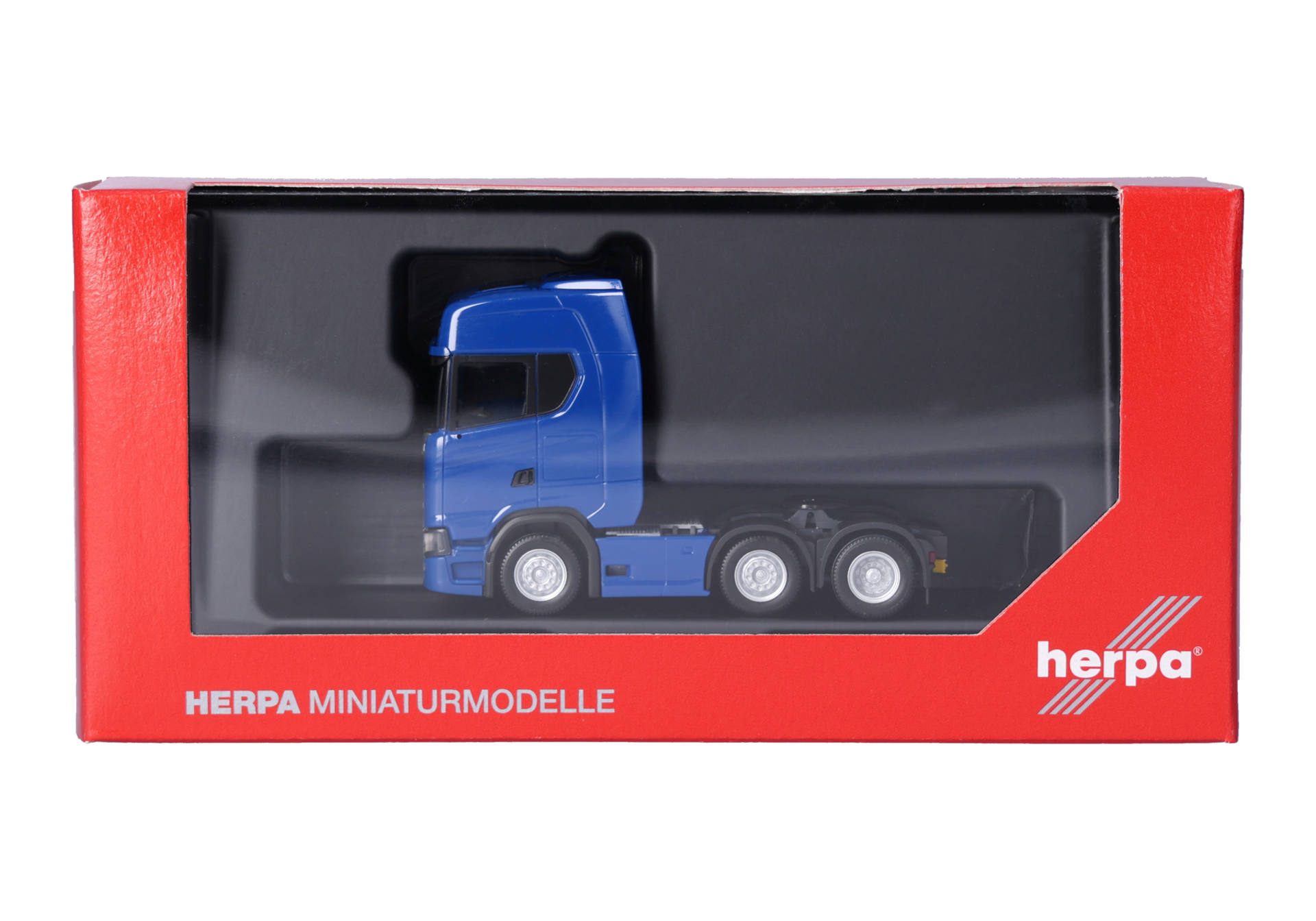 Herpa 307543-006 | Scania CS 20 Hochdach | 3achs (6x2) | blau | 1:87