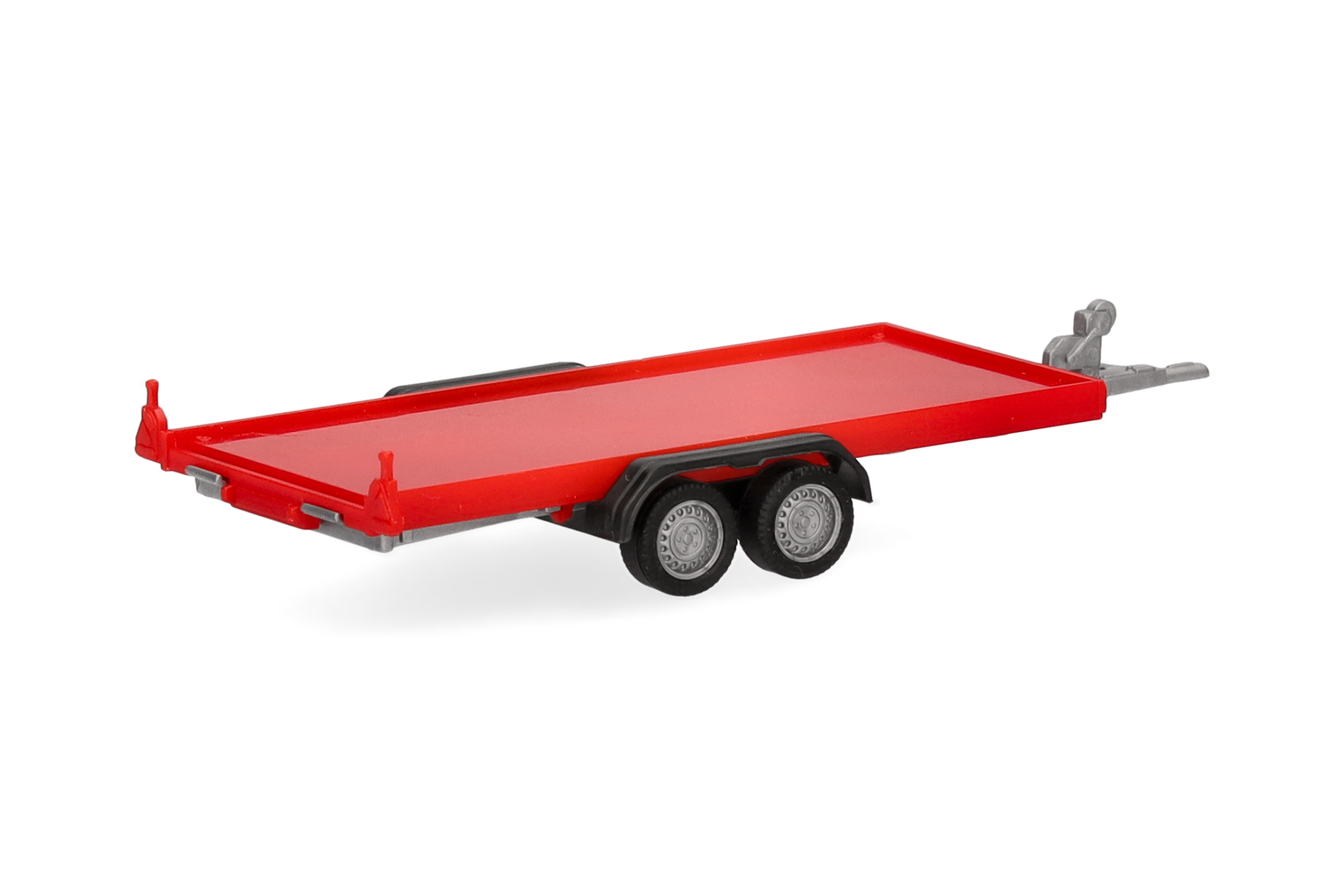 Herpa 052450-004 | PKW-Transportanhänger 2achs, rot | 1:87