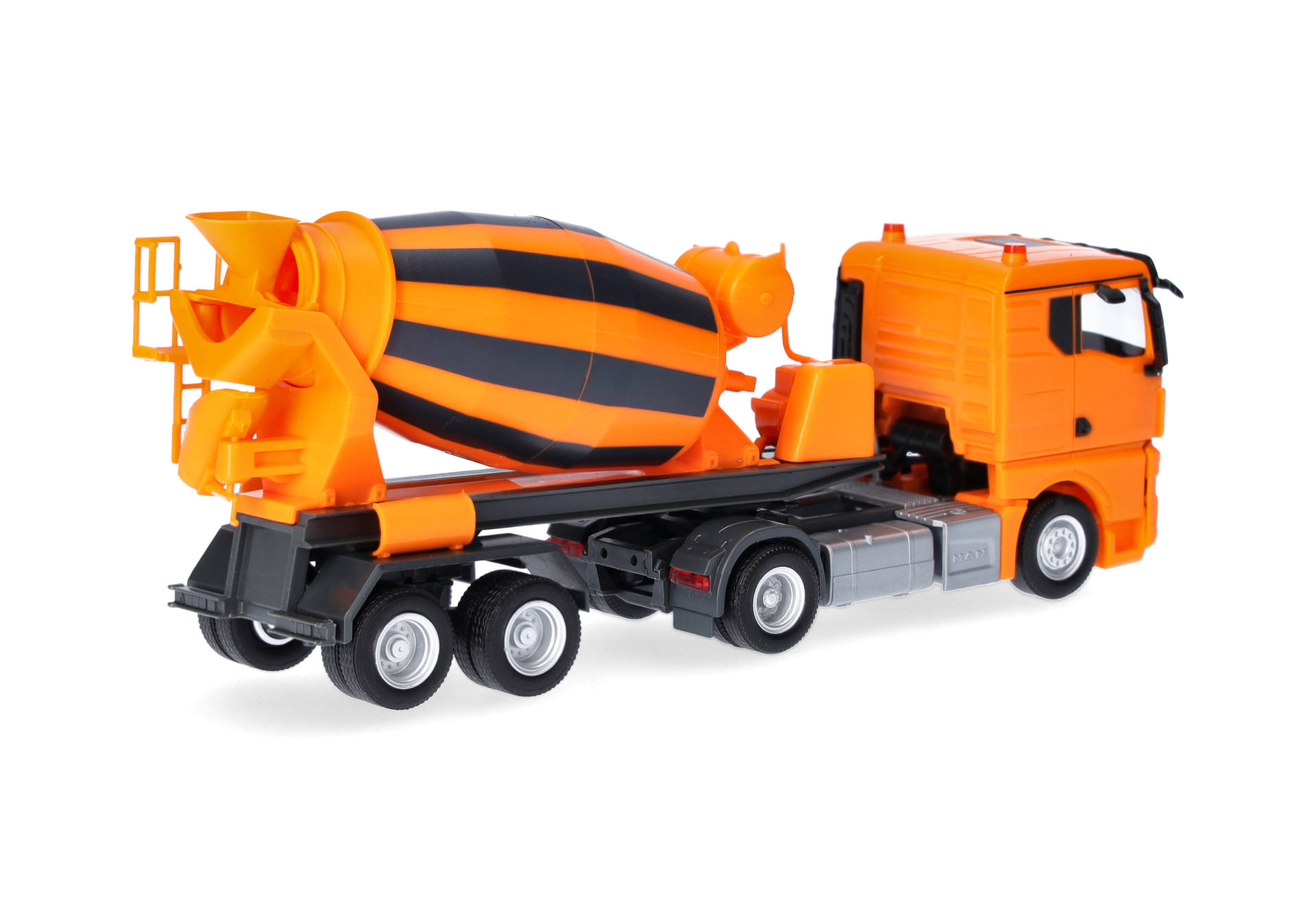 Herpa 320573 | MAN TGX GN Betonmischer-Sattelzug 2achs/2achs | kommunalorange | 1:87