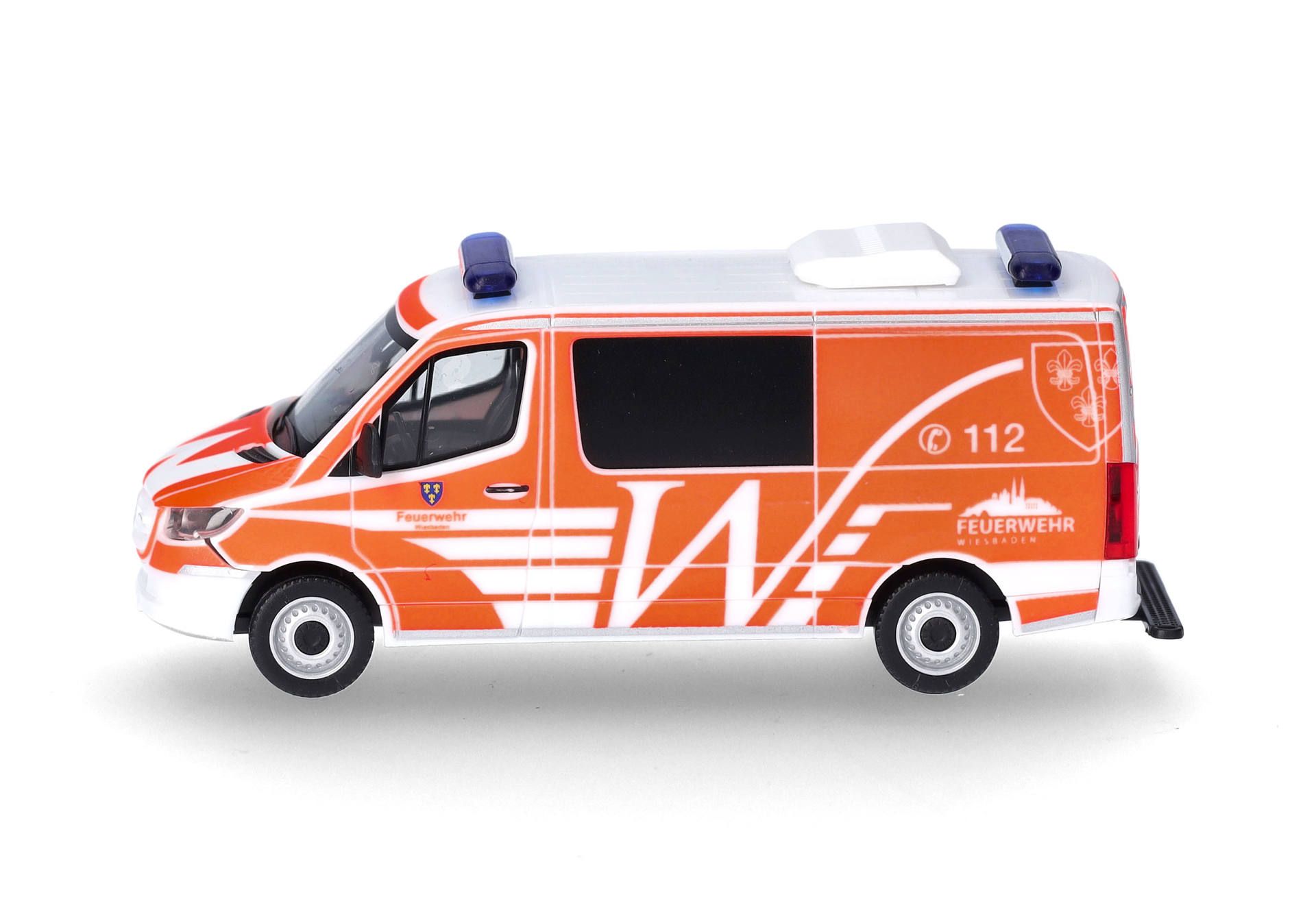 Herpa 097826 | MB Sprinter '18 Halbbus | Feuerwehr Wiesbaden | 1:87